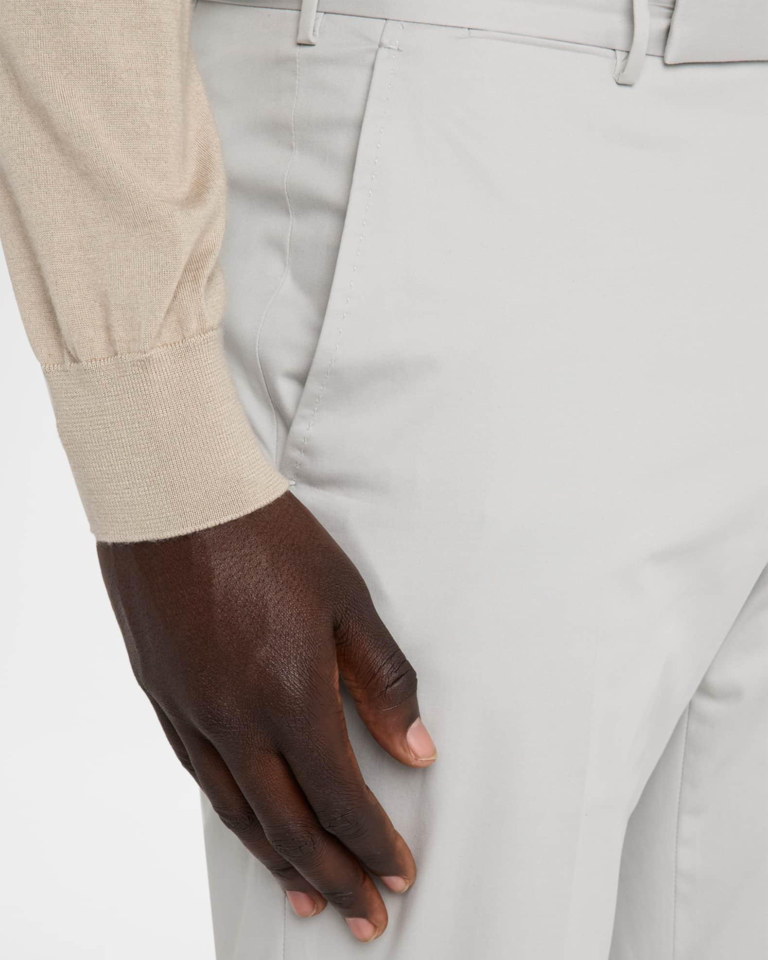 Men's Cotton-Stretch Modern Fit Trousers Product Image