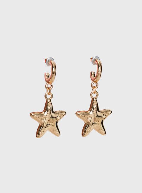 Nerine Earrings Gold Product Image