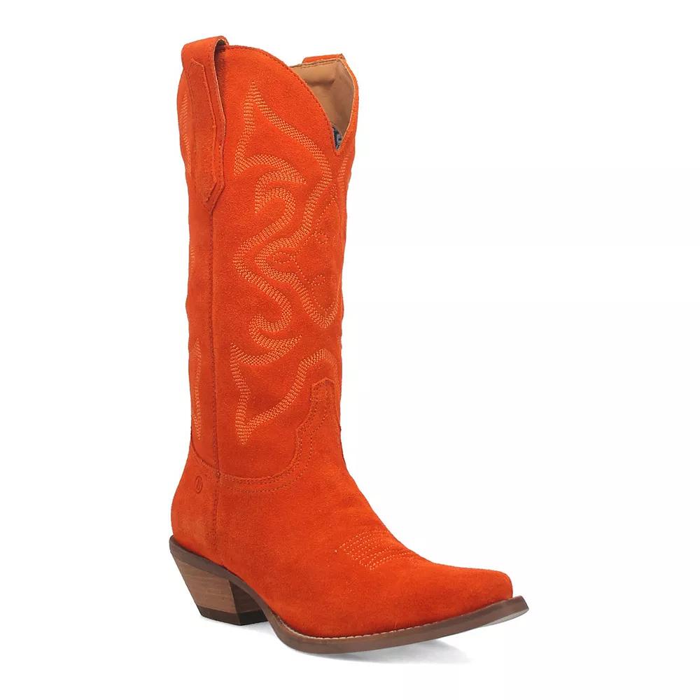 Dingo Out West Women's Suede Cowgirl Boots,  Product Image