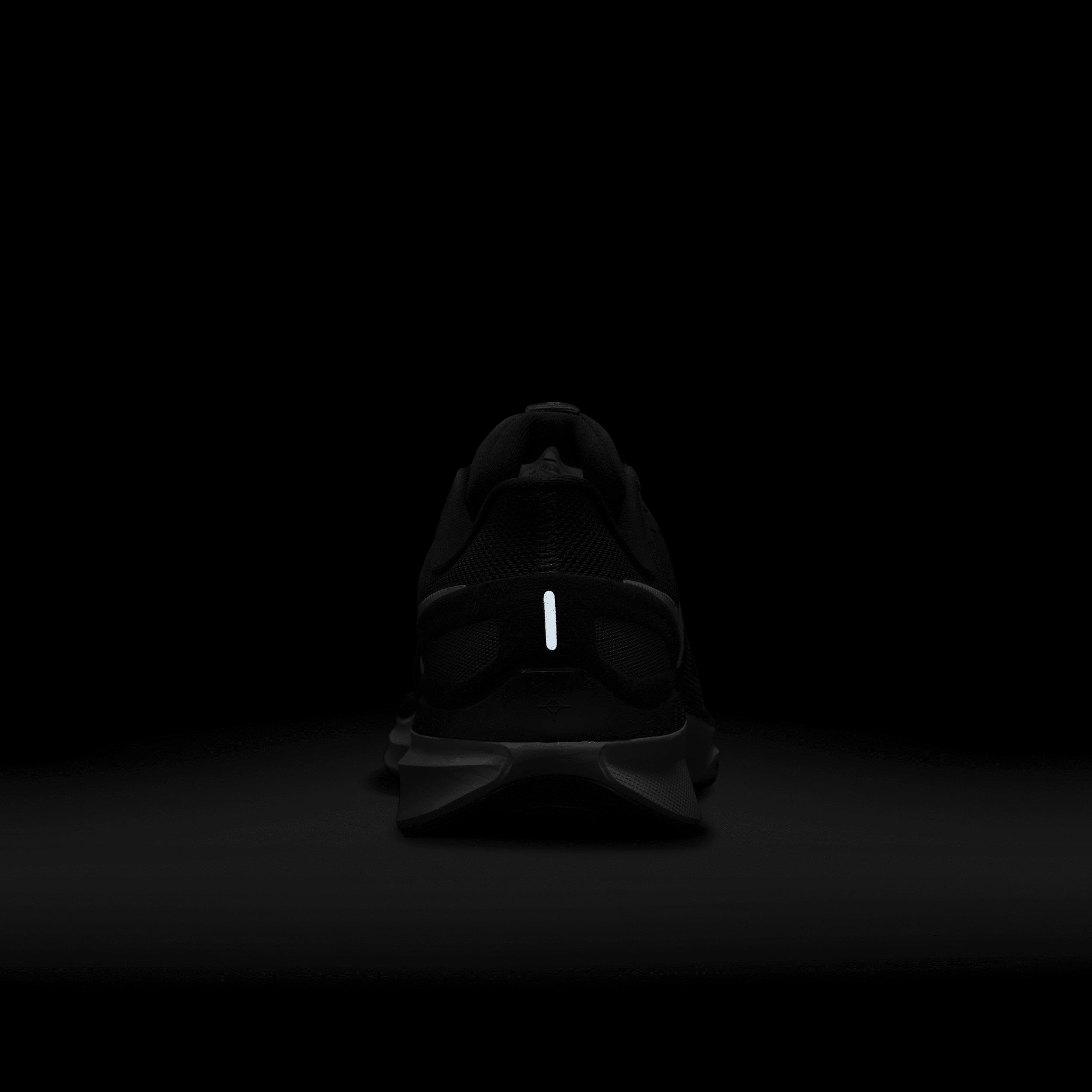 Nike Mens Nike Air Zoom Structure 25 Wide - Mens Running Shoes White/Iron Grey/Black Product Image