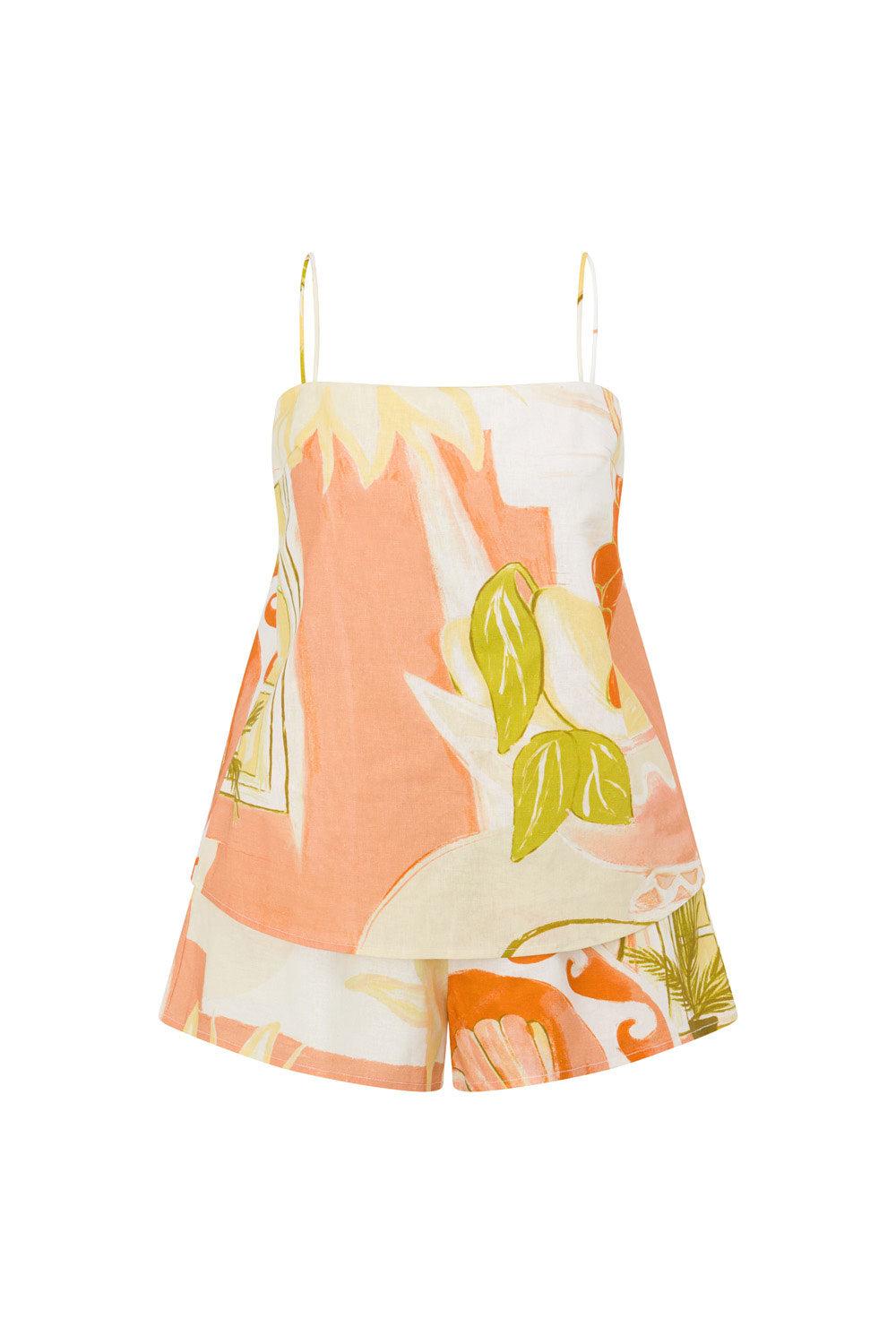 Adiamo Playsuit - Thalassa Rust Product Image