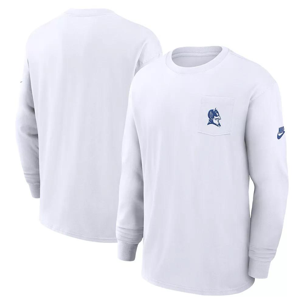 West Virginia Mountaineers Legacy Max90 Pocket Nike Mens College Long-Sleeve T-Shirt | 01ND10AWVV-DHV Product Image