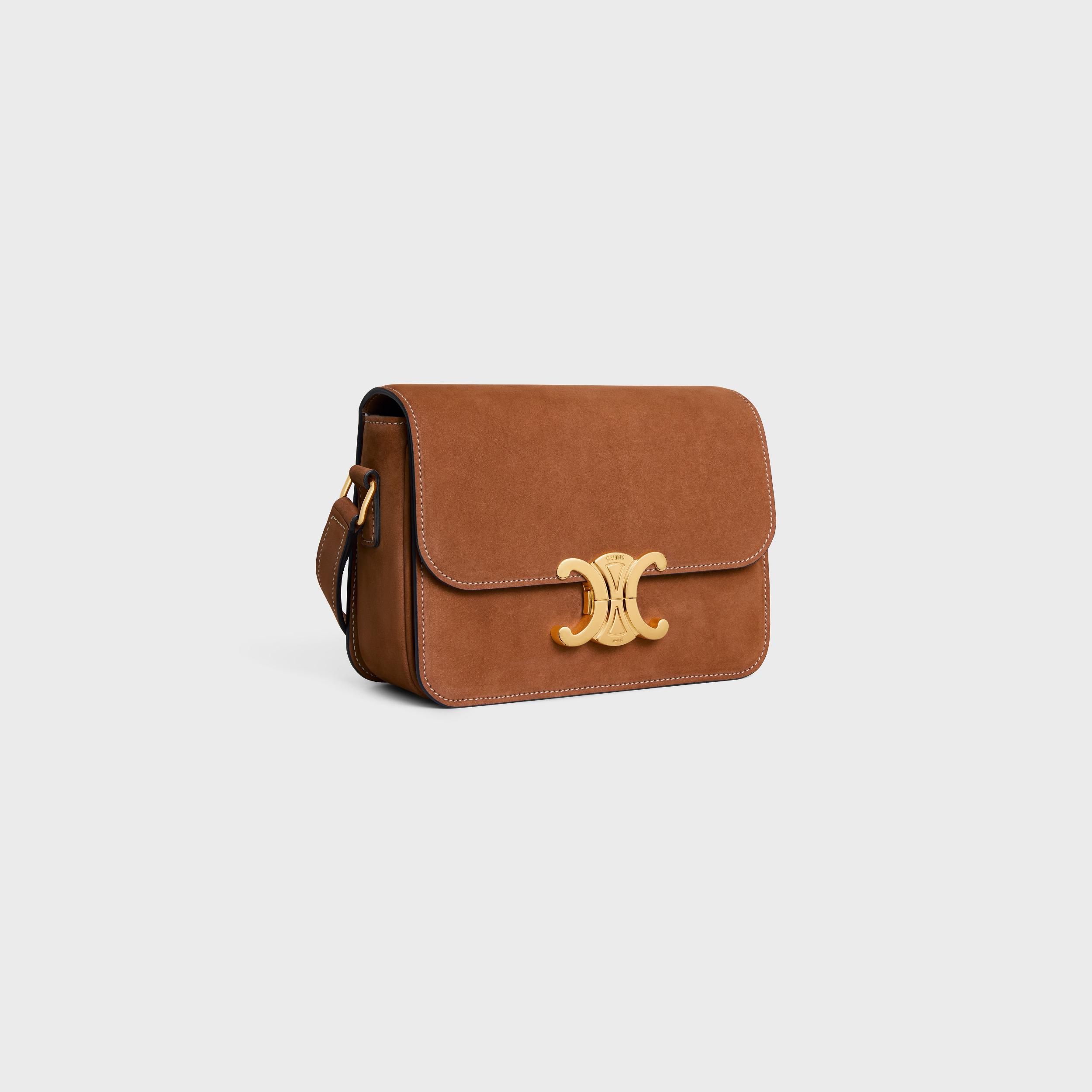 TEEN TRIOMPHE BAG IN NUBUCK CALFSKIN Product Image