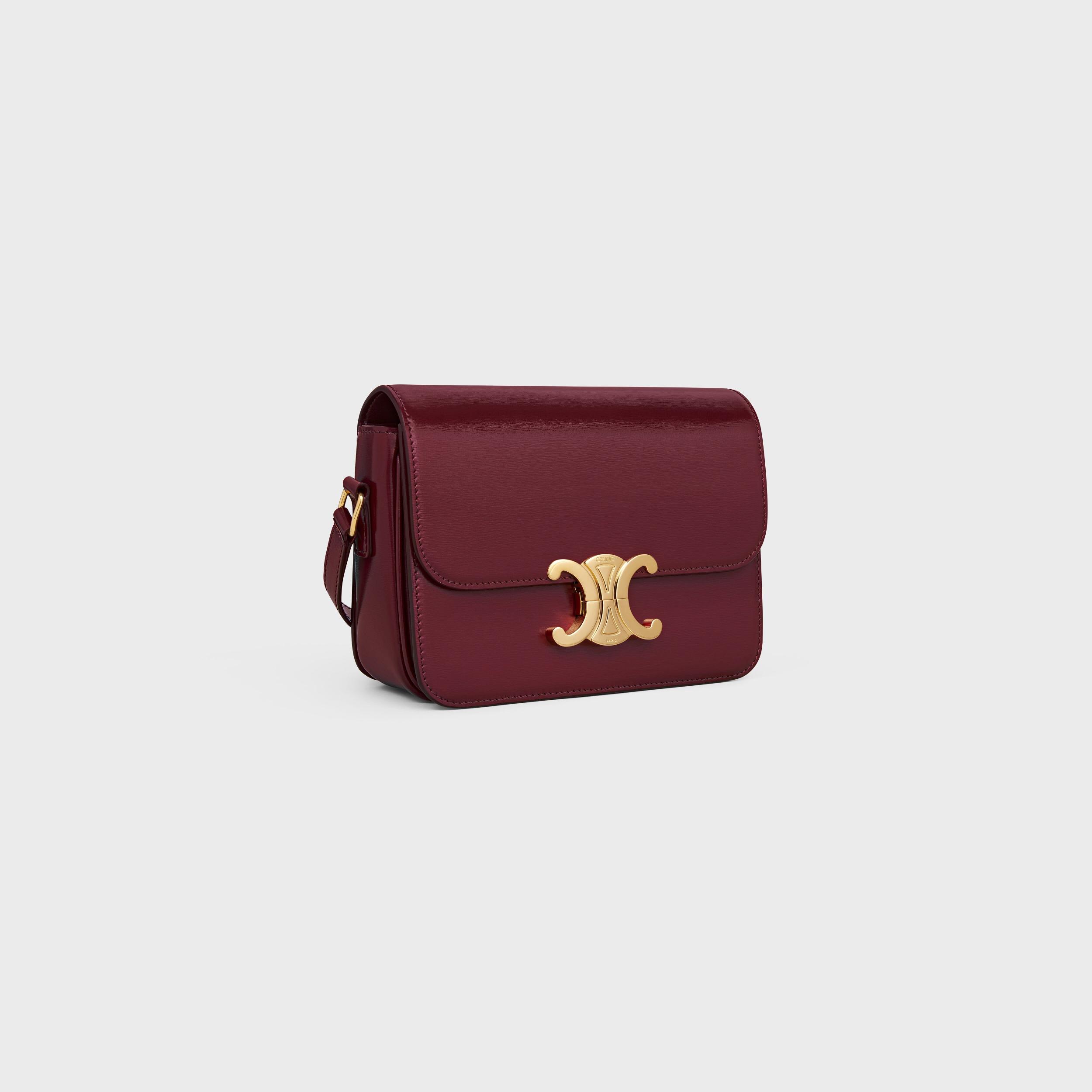 TEEN TRIOMPHE BAG IN shiny calfskin Product Image