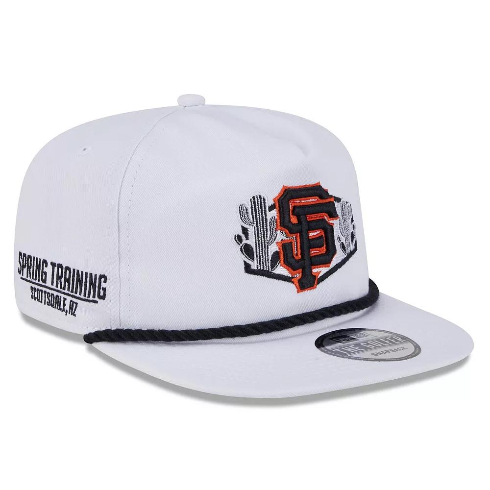 Men's New Era  White San Francisco Giants 2025 Spring Training Palm Golfer Adjustable Hat Product Image