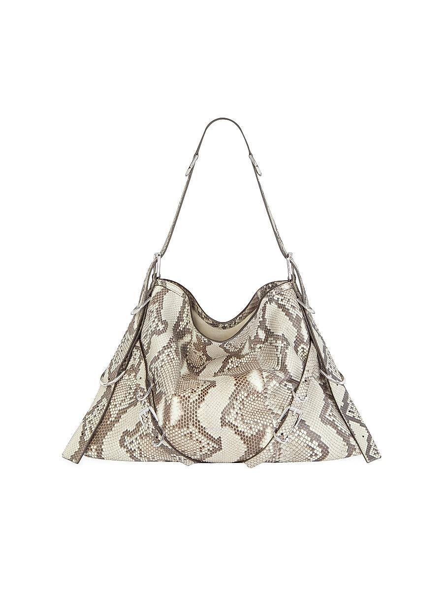 Womens Medium Voyou Bag In Python Product Image