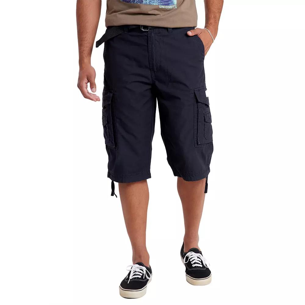 Men's UNIONBAY Cordova Messenger Belted Cargo Shorts,  Product Image