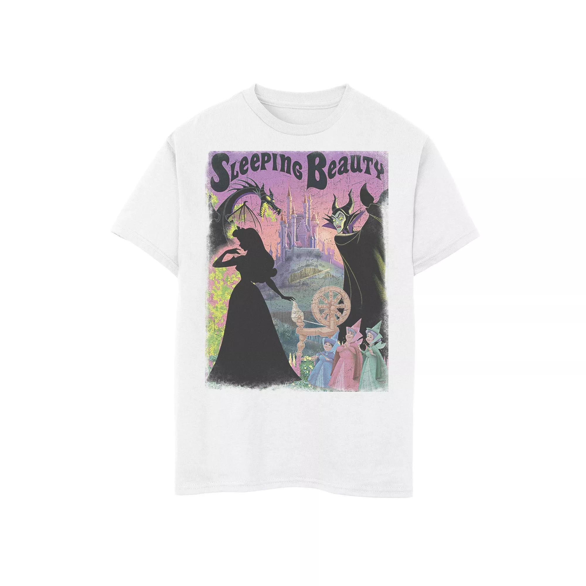 Disney's Sleeping Beauty Aurora Maleficent Men's Poster Tee, Boy's,  Product Image