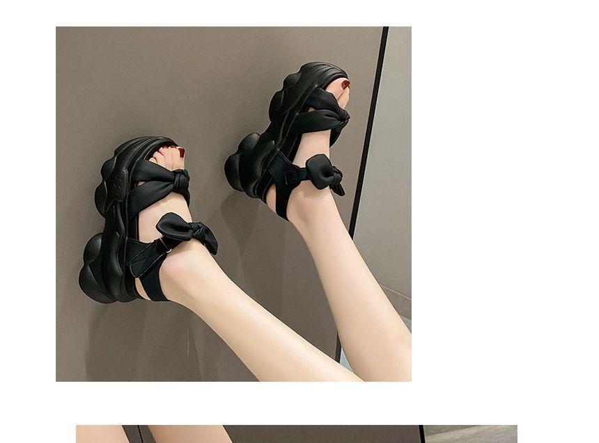 Platform Bow Sandals Product Image