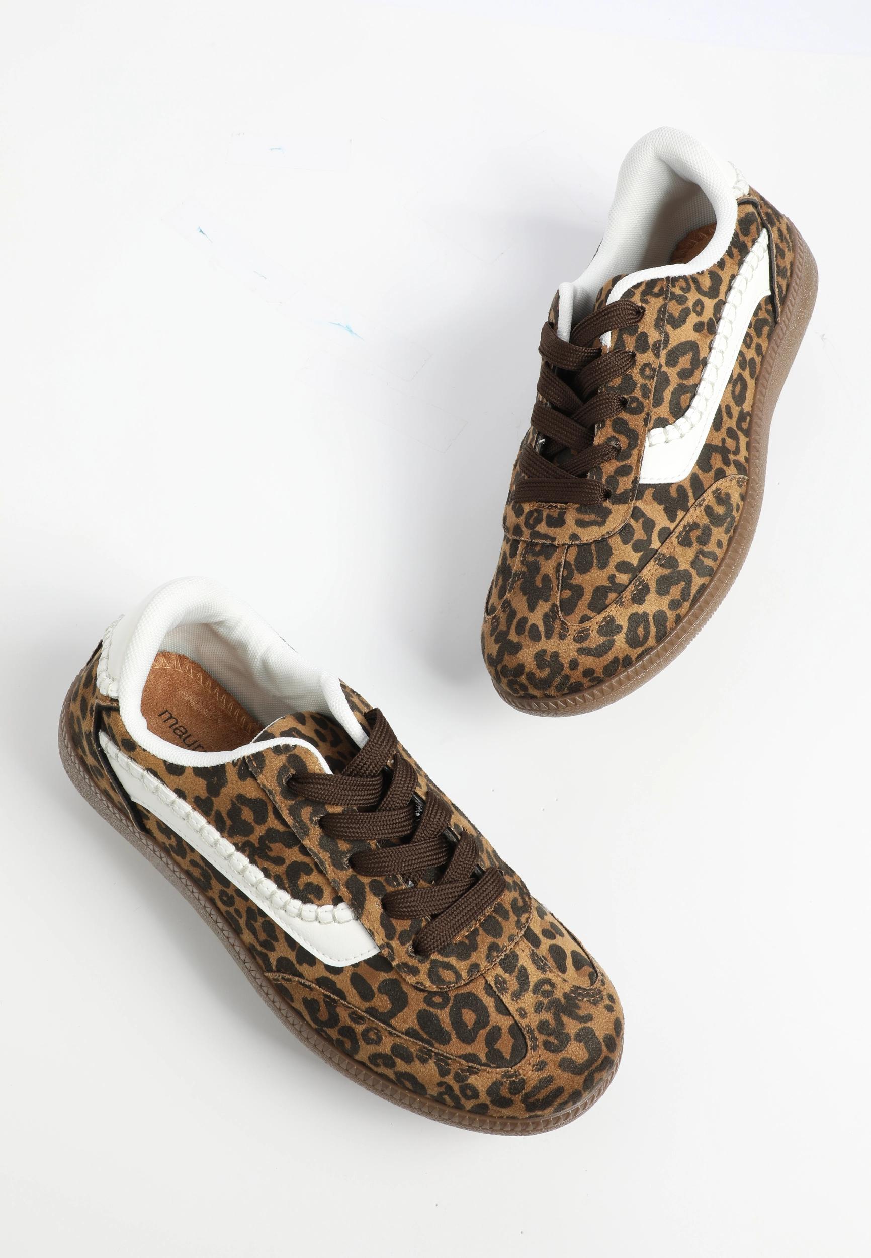 SuperCush Demi Leopard Lace Up Sneaker Product Image