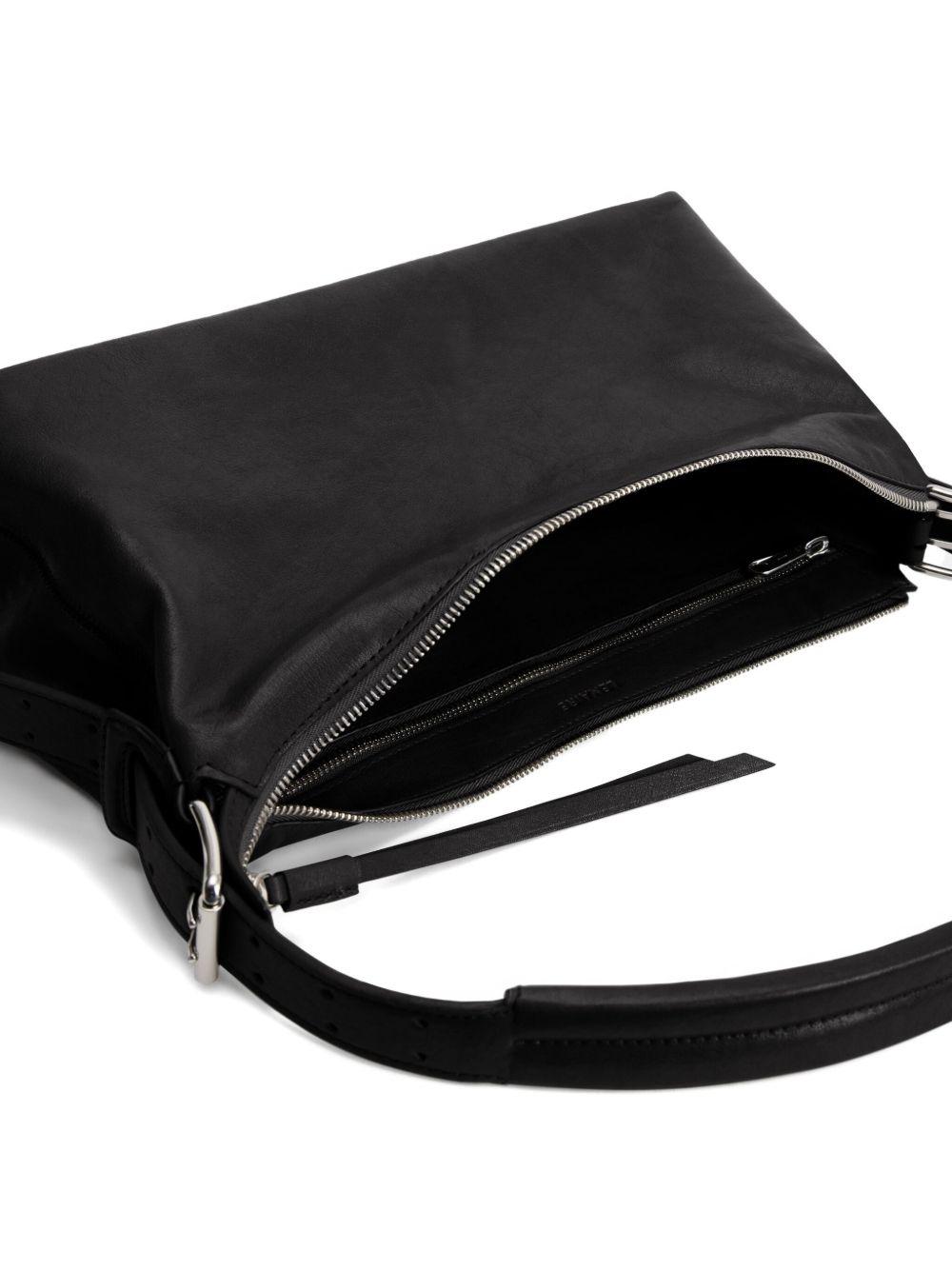 belted leather shoulder bag Product Image