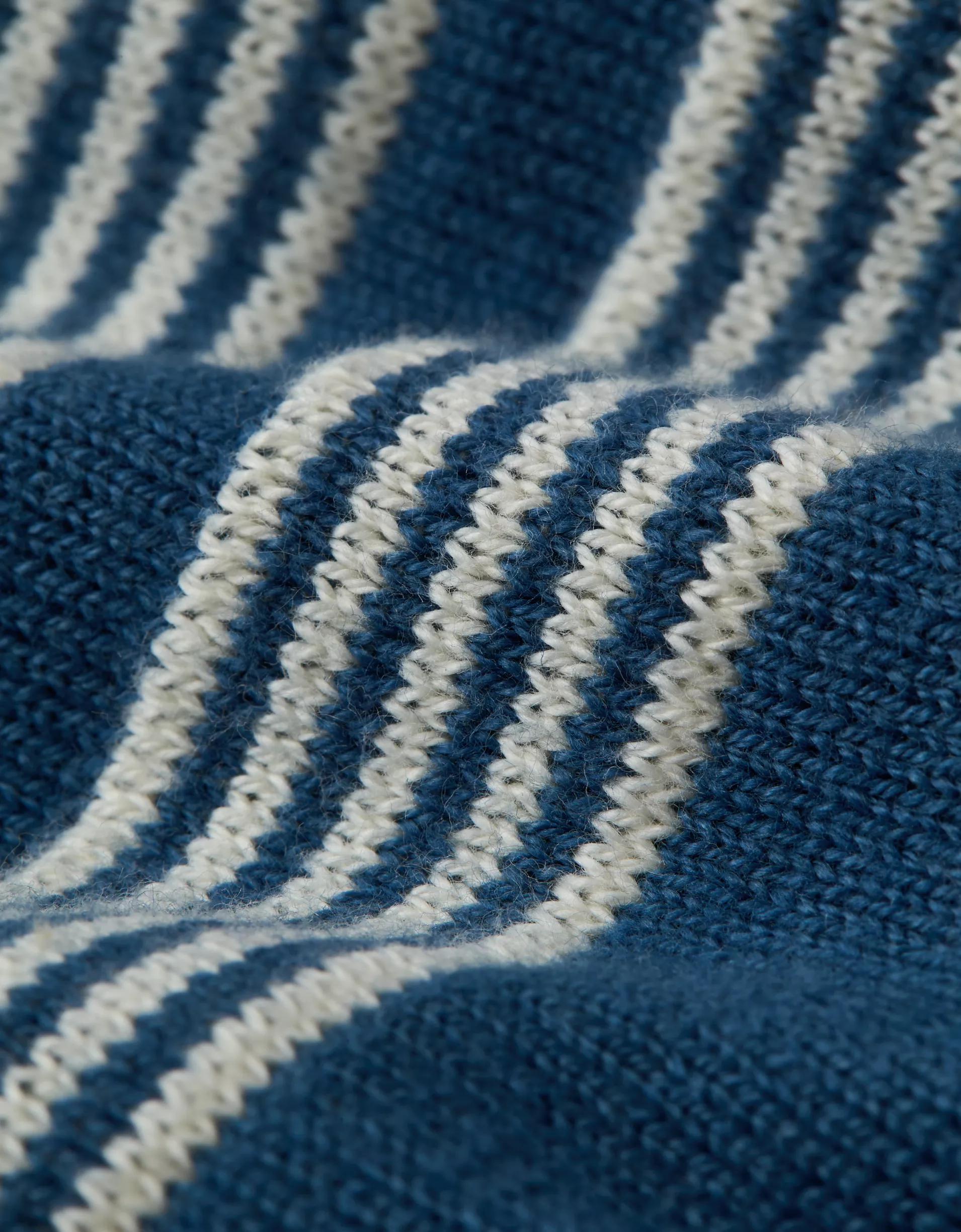 AE Weekend Button-Up Striped Sweater Polo Shirt Product Image