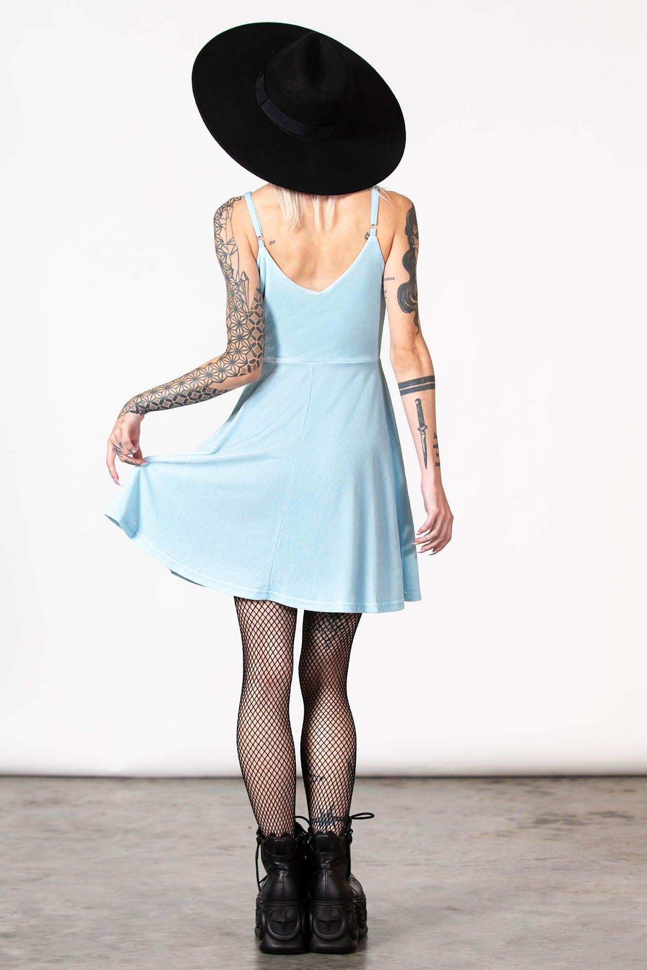 Magica Skater Dress [PASTEL BLUE] - Resurrect Female Product Image