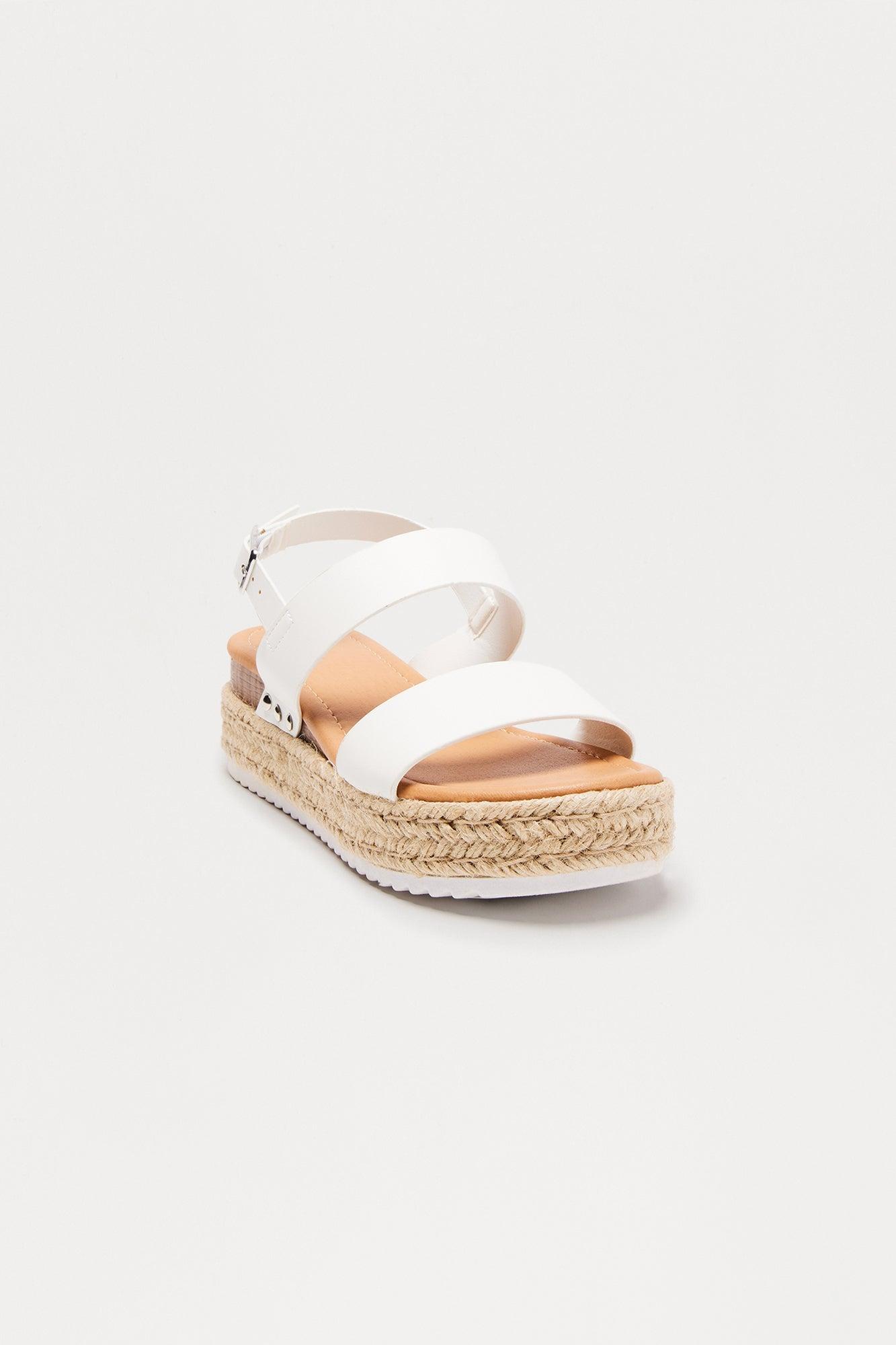 Swell Slingback Sandals - White Female Product Image