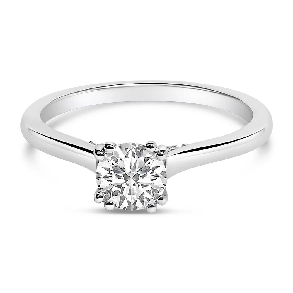 Haus of Brilliance 14k White Gold 3/4 Carat T.W. Lab-Grown Diamond Solitaire Ring, Women's, Size: 7 Product Image
