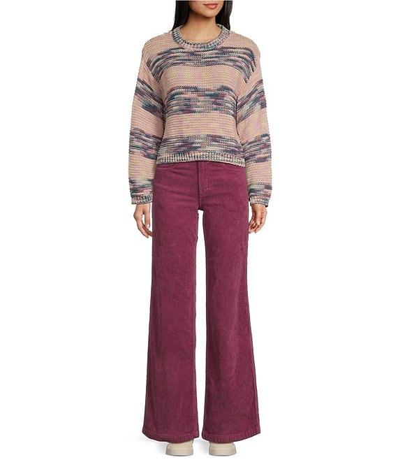 Billabong Fade Out Long Sleeve Space Dyed Stripe Sweater Product Image