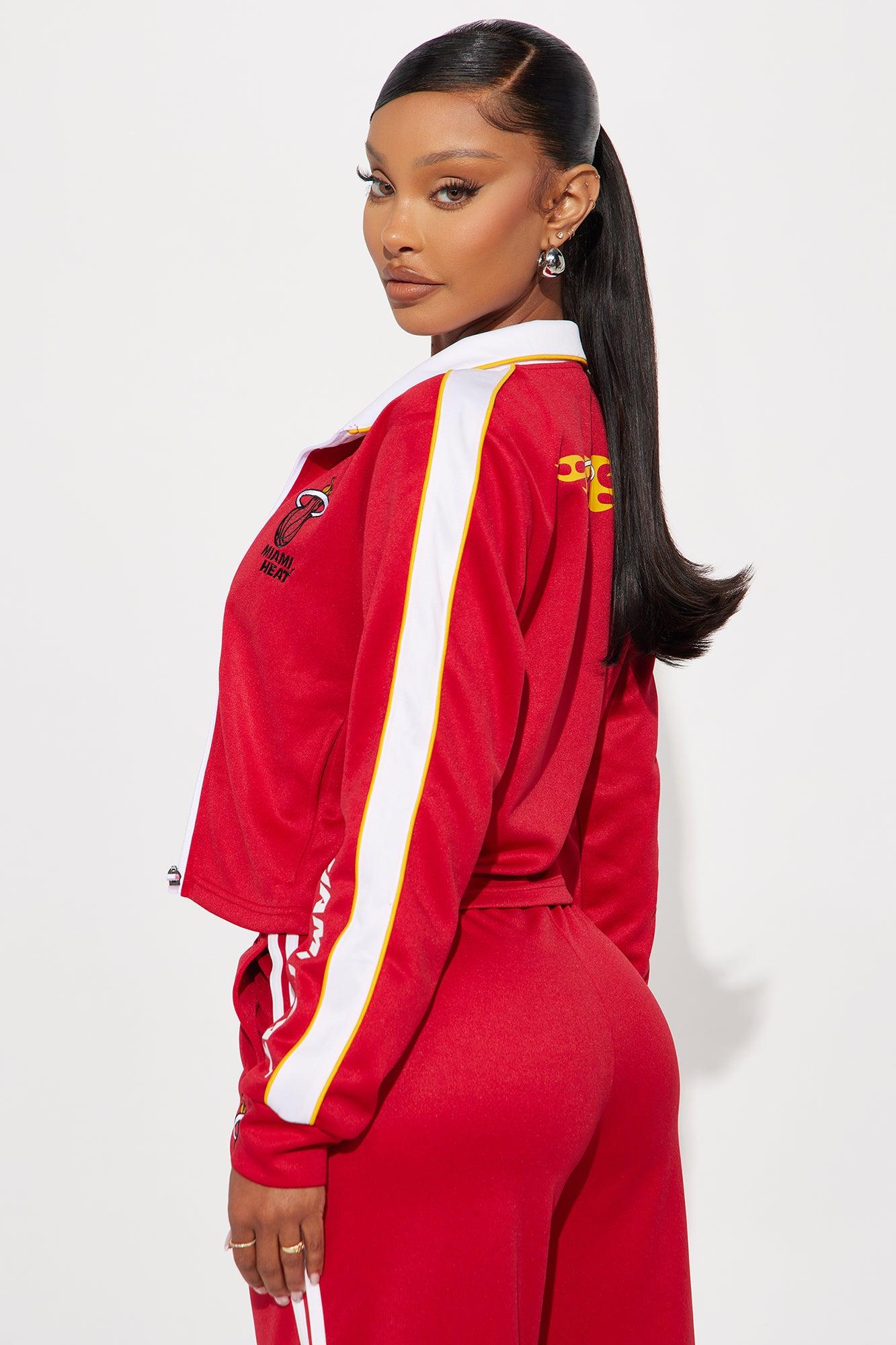 Miami Heat Halftime Track Jacket - Red Product Image