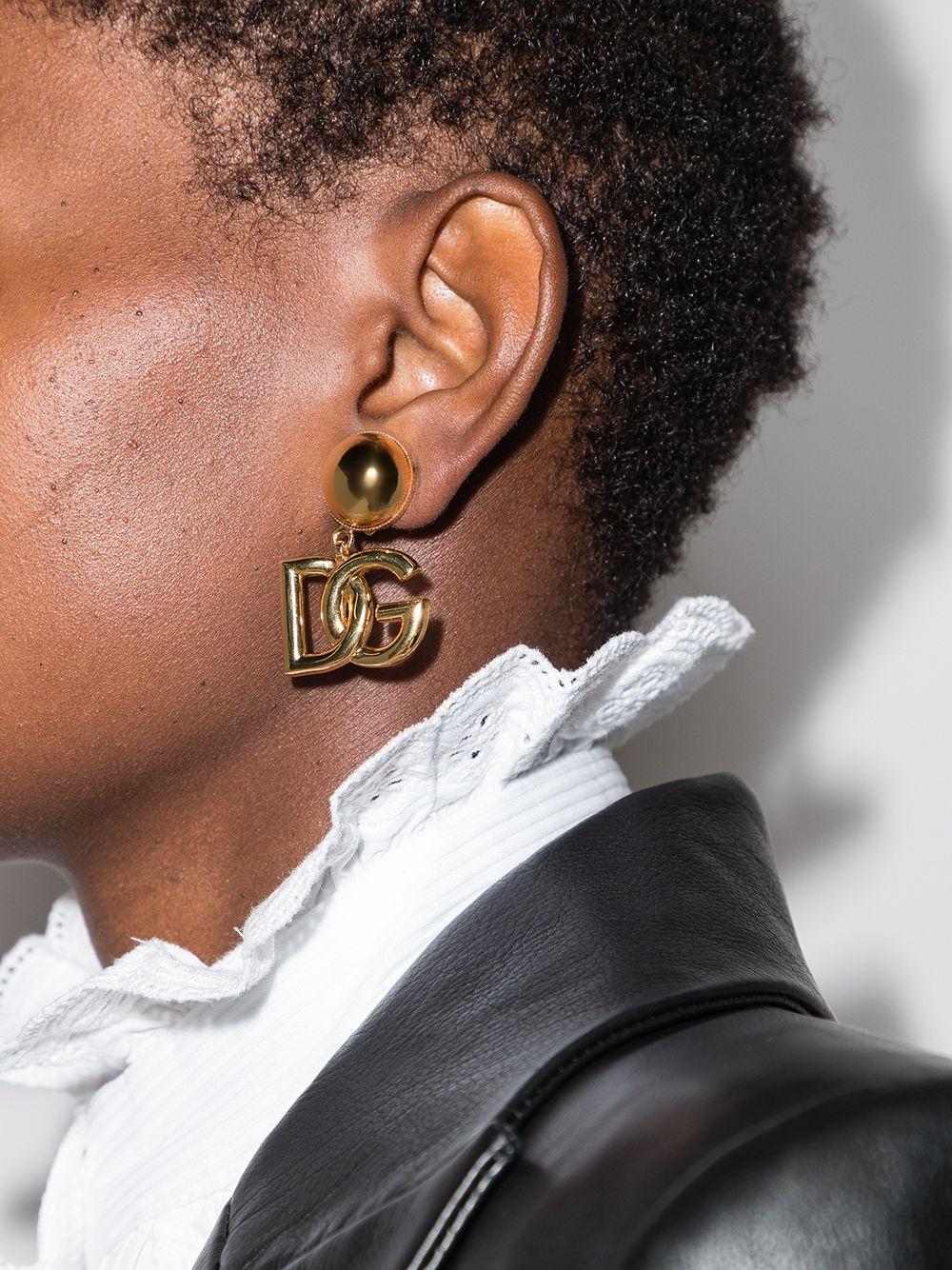DG Logo clip-on earrings Product Image