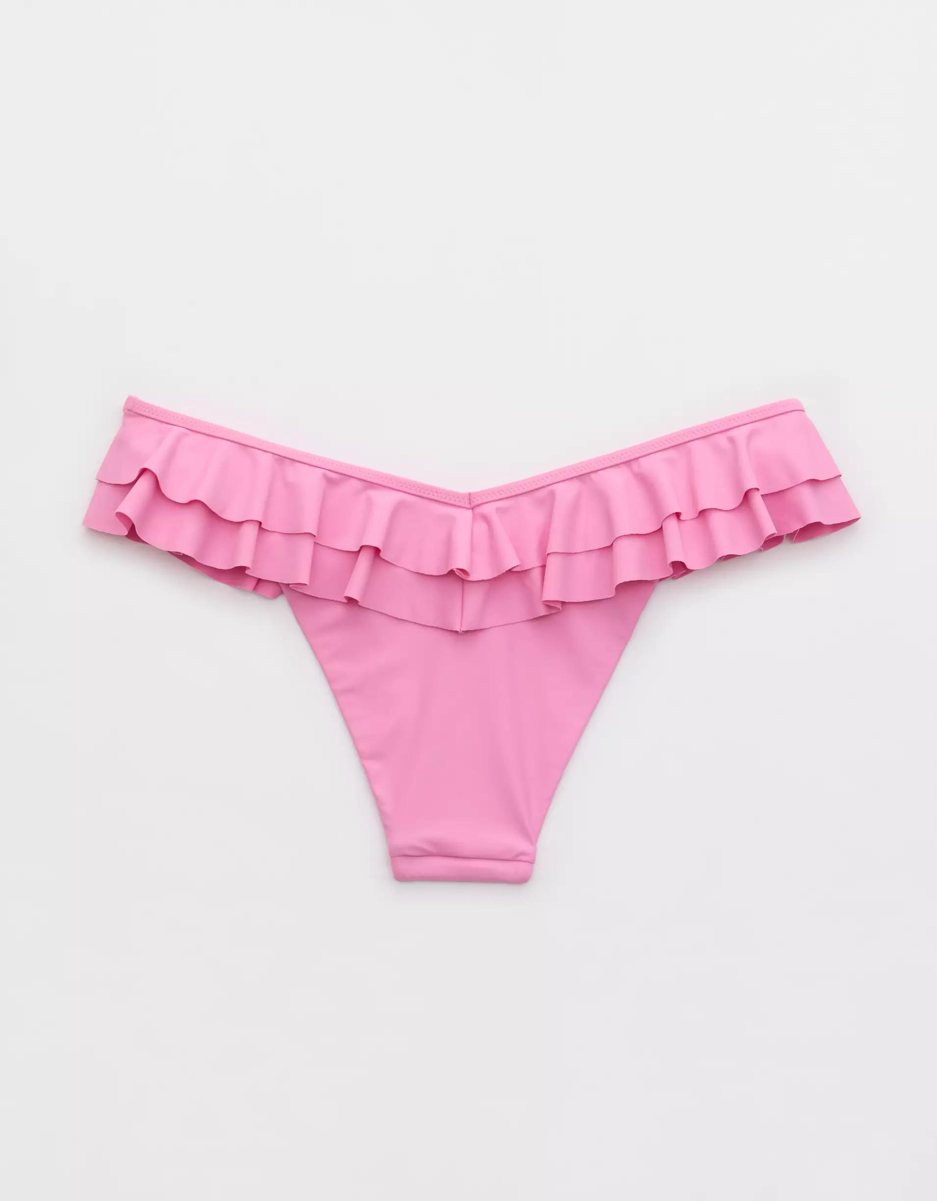 Aerie Ruffle Cheeky Bikini Bottom Product Image