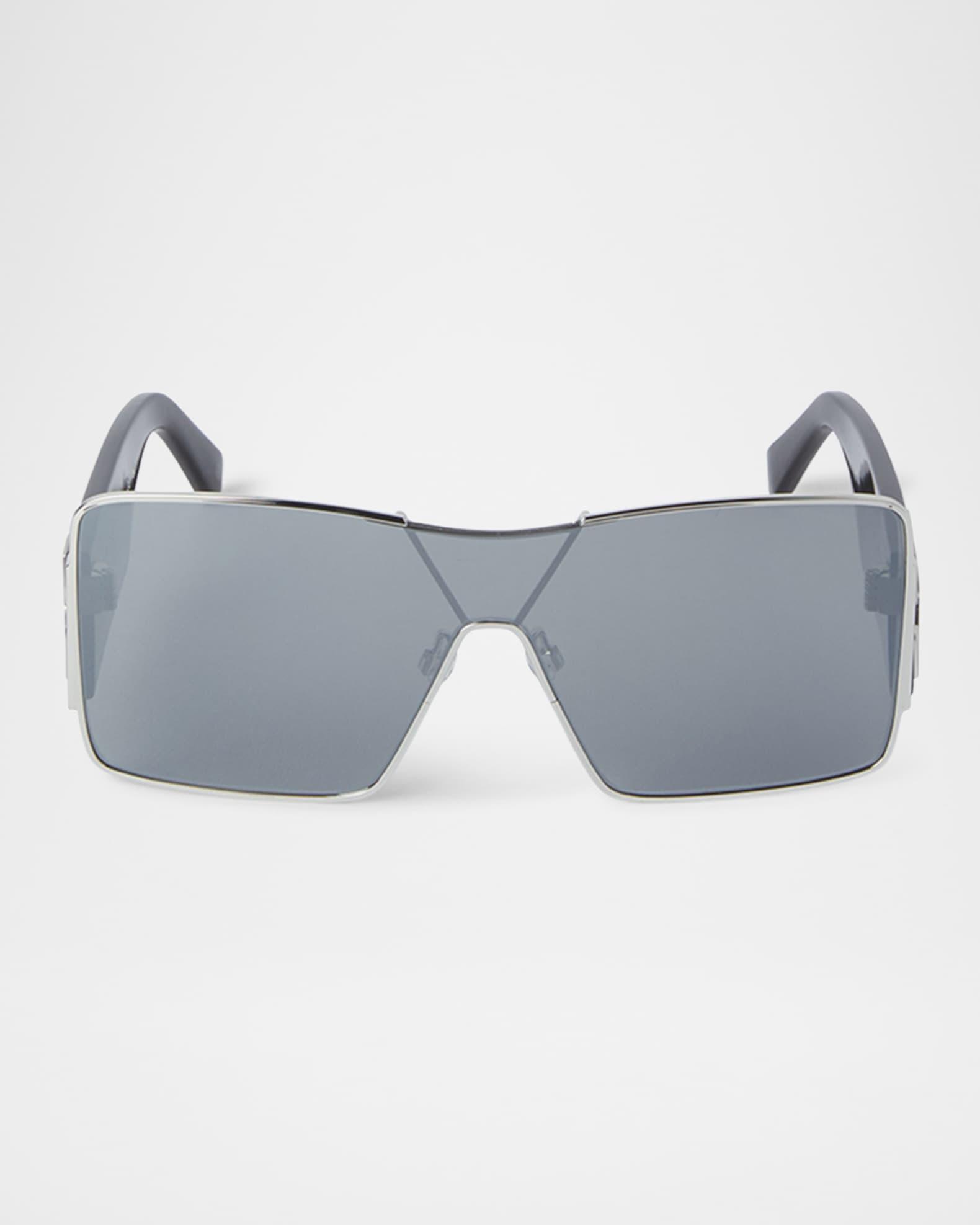 Mens Aspen Metal and Plastic Shield Sunglasses Product Image