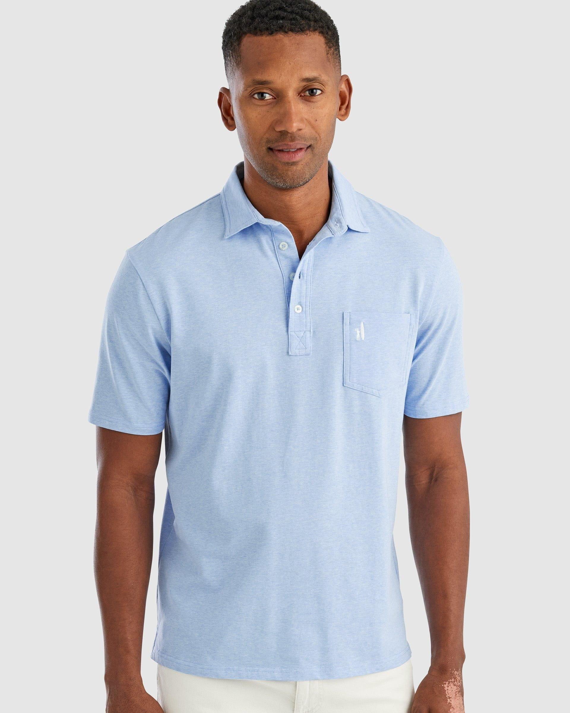 GS- TEST -  Heathered Original Polo Product Image