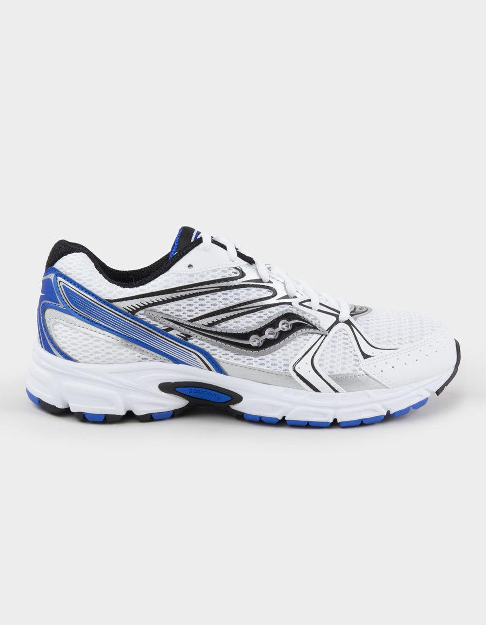 SAUCONY Ride Millennium Mens Shoes - WHT/RYL BLUE Product Image