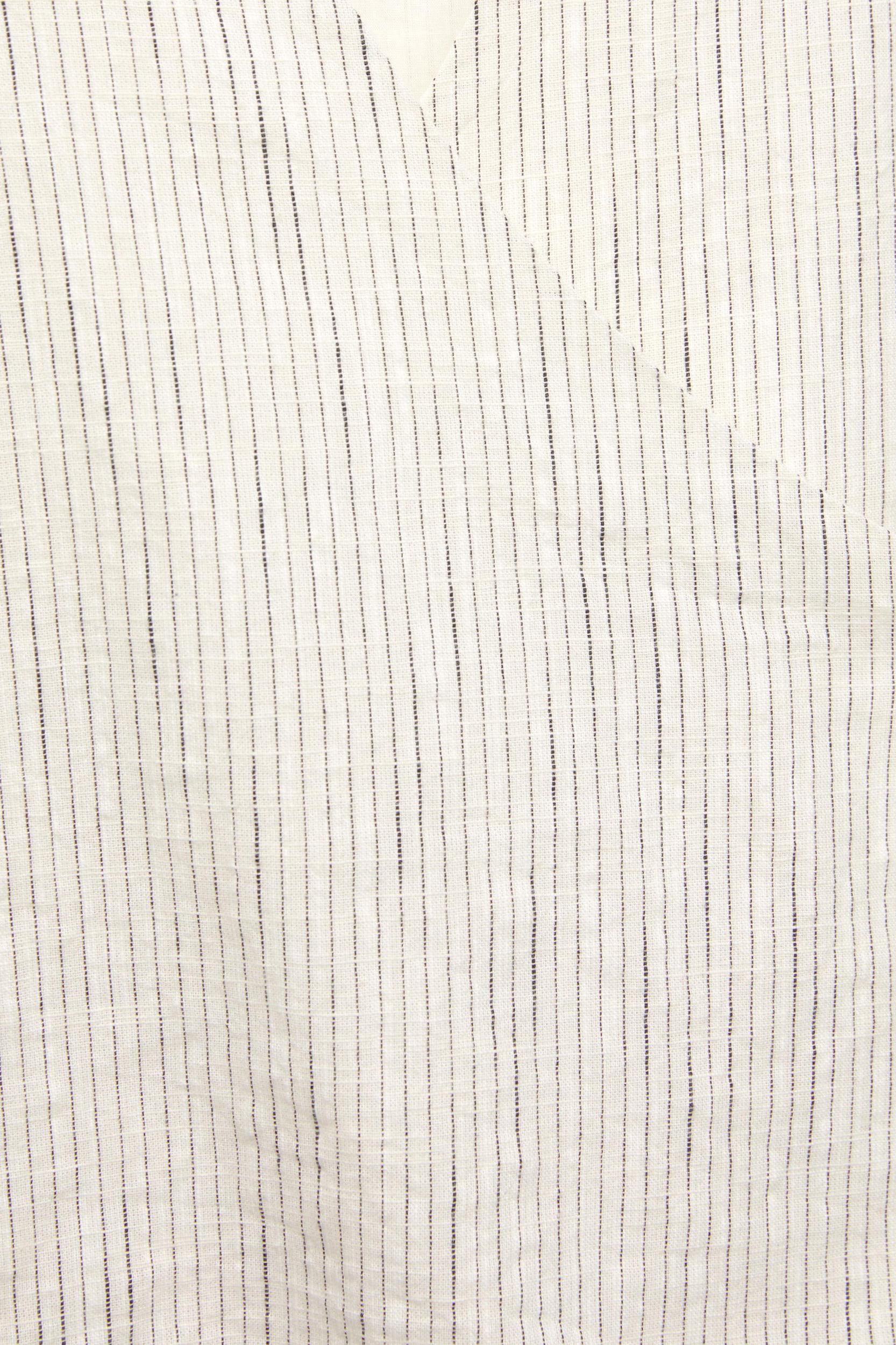 Rustic striped crossover top Product Image