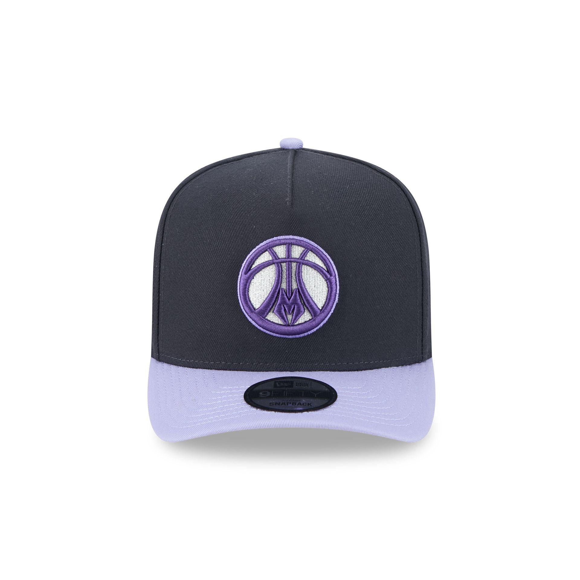 Milwaukee Bucks Navy Lavender 9FIFTY A-Frame Snapback Hat Male Product Image