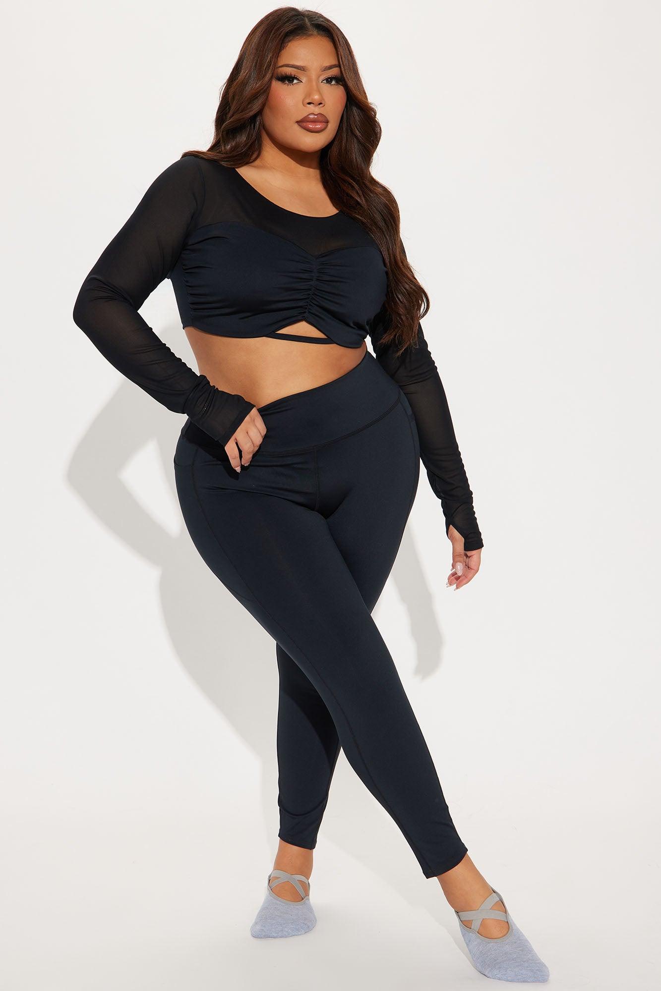 Vital Form 7/8 Elevate Active Legging - Black Product Image