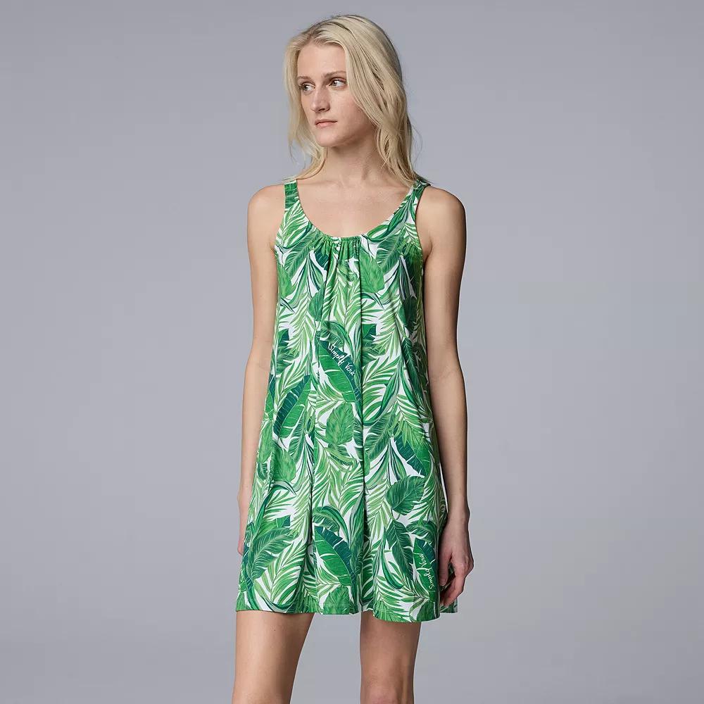 Women's Simply Vera Vera Wang Cozy Sleep Chemise,  Product Image