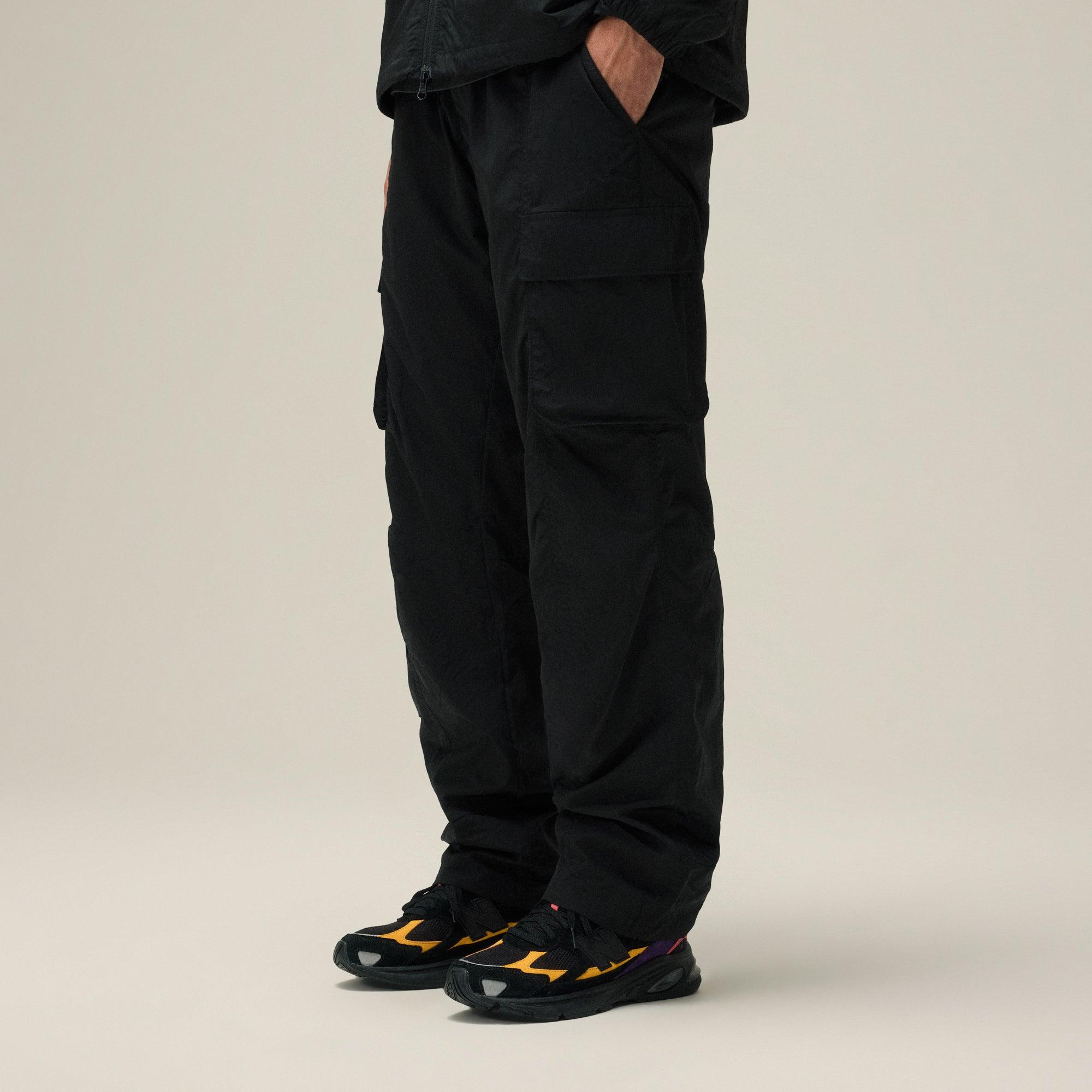 Kith Wrinkle Nylon Bristol Cargo Pant - Black Male Product Image