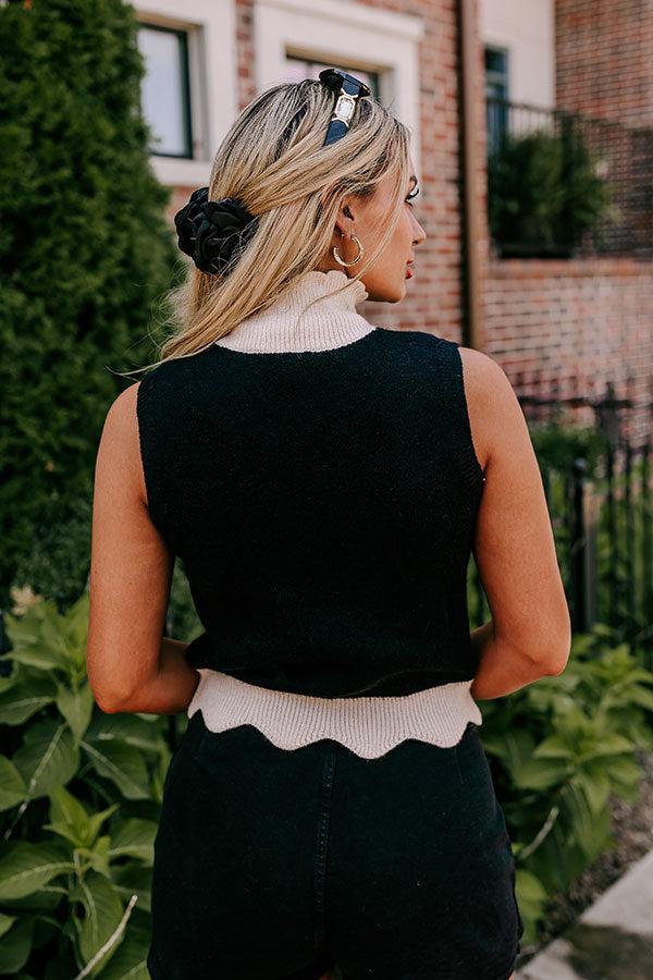 Happy Hour Meetup Knit Sweater Top Product Image