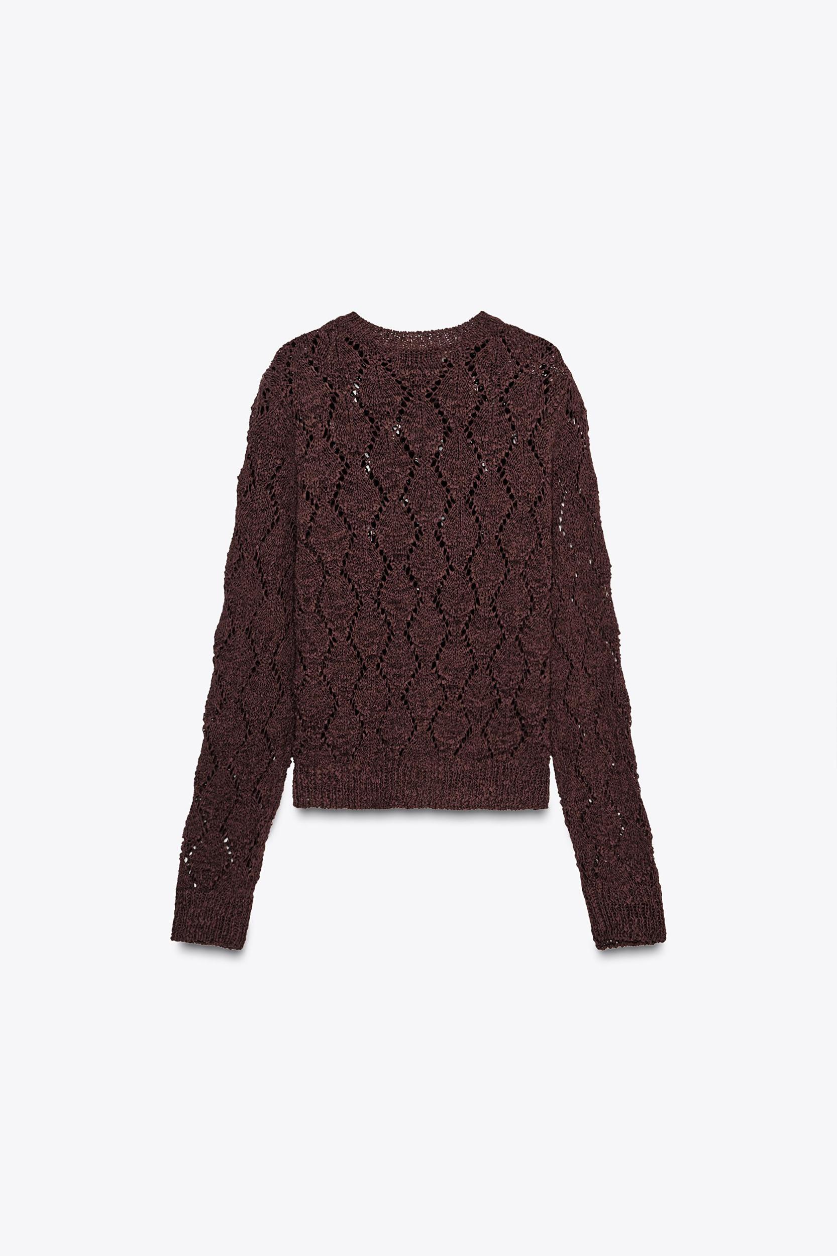 POINTELLE KNIT CARDIGAN Product Image