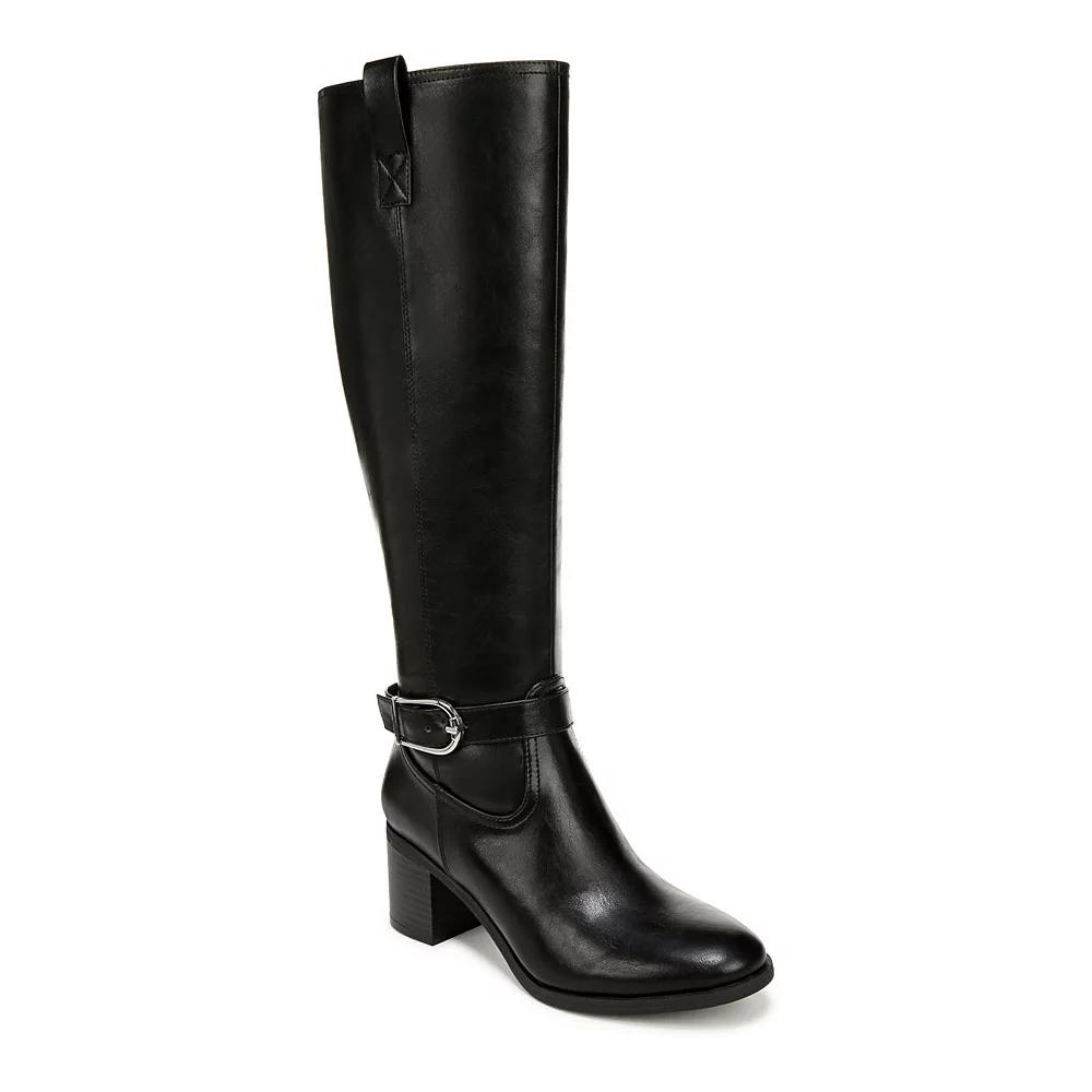 LifeStride Legend Women's Tall Heeled Riding Boots in Regular and Wide Calf, Size: 11 Wc, Black Product Image