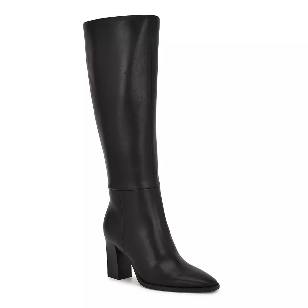 Nine West Zeran Women's Pointed Toe Block Heel Dress Boots,  Product Image