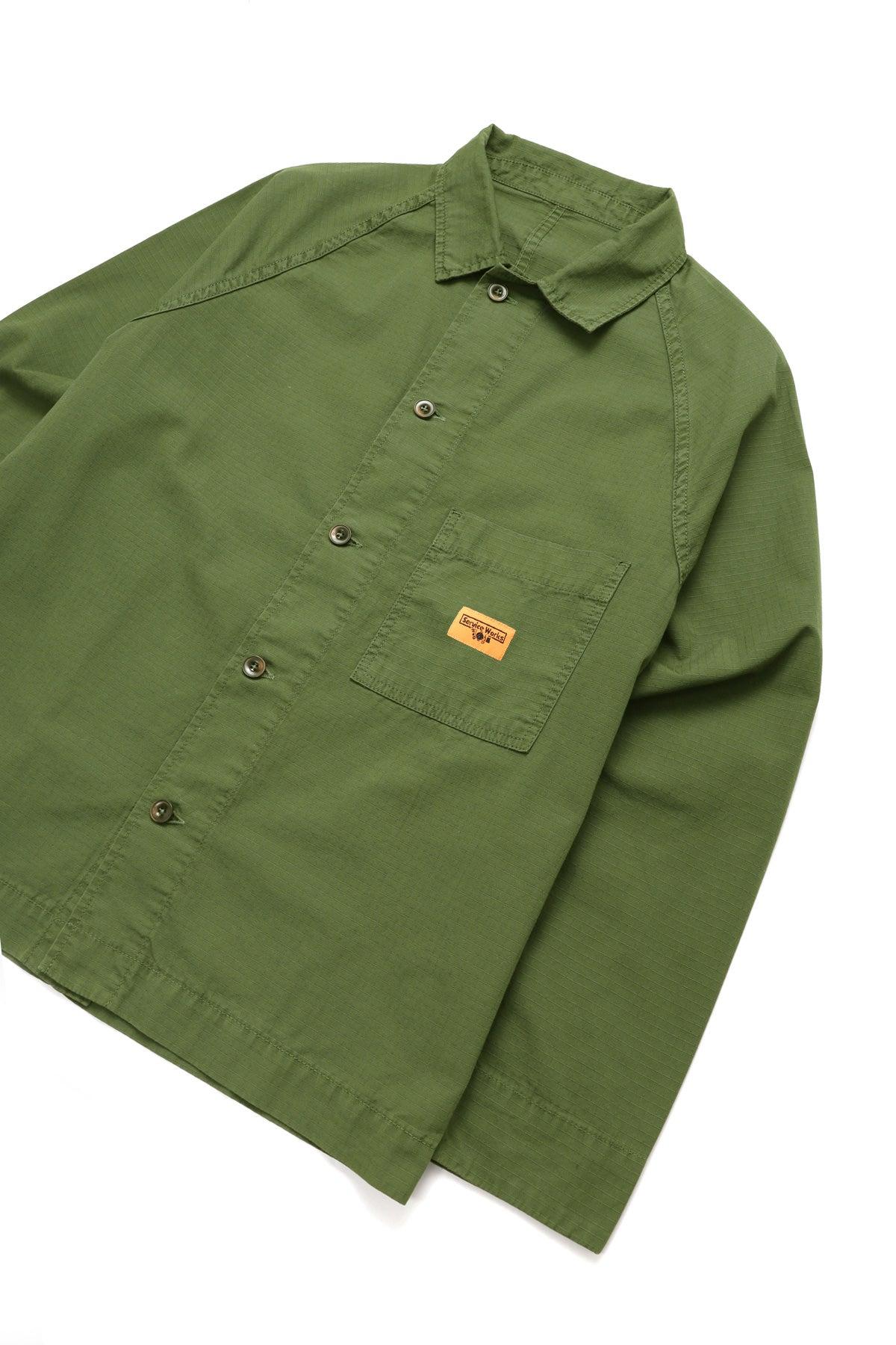 Service Works - Ripstop Front Of House Jacket - Pesto Product Image