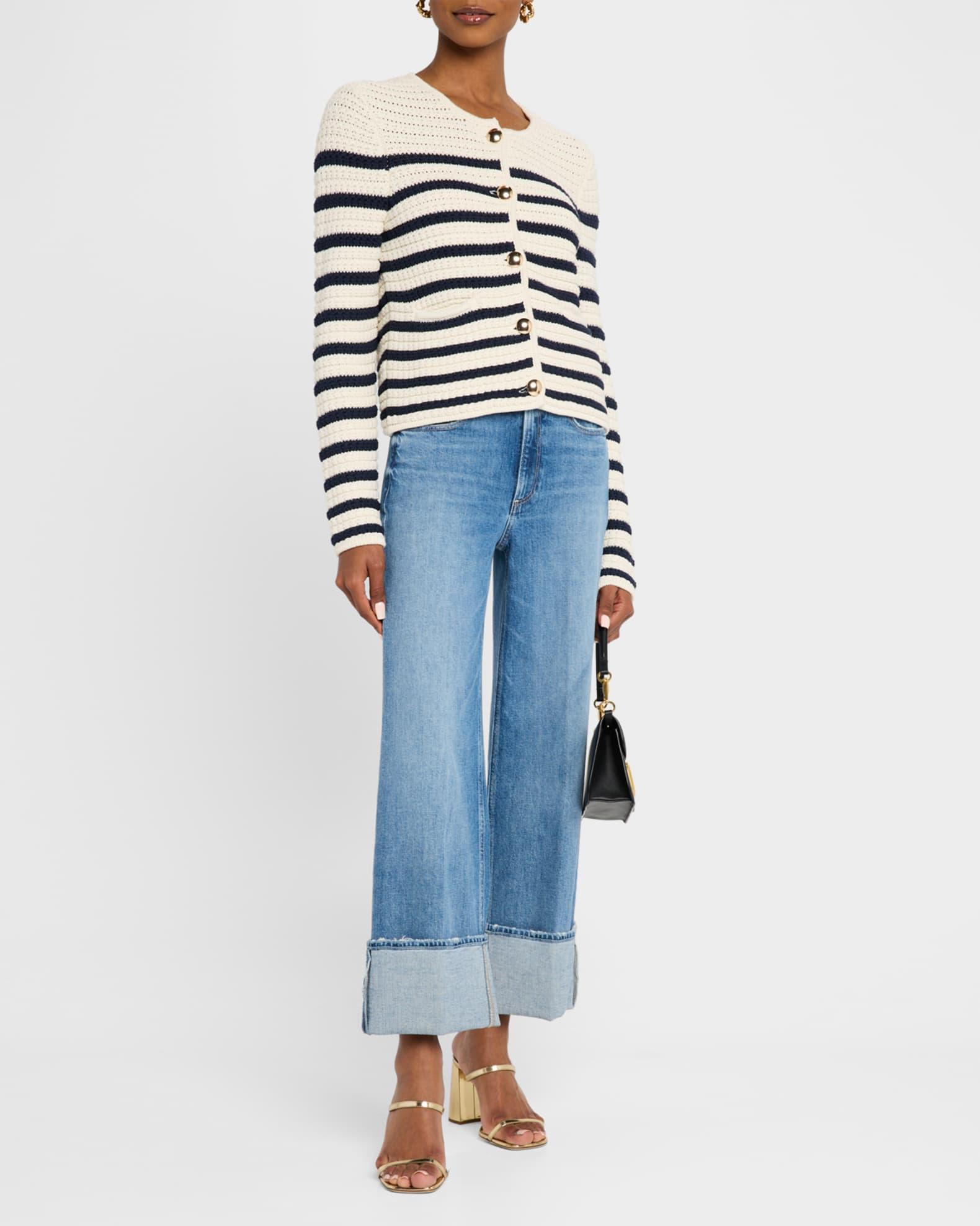 Sasha Ankle Jeans with Wide Cuff Product Image