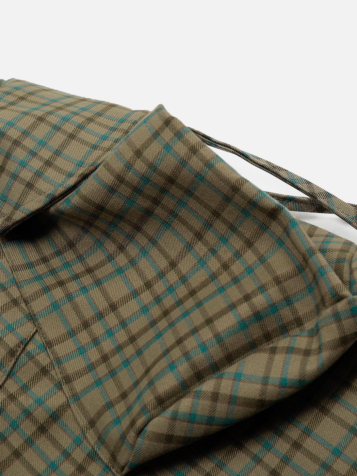 Aelfric Eden Vintage Plaid Multi Pocket Shorts Product Image