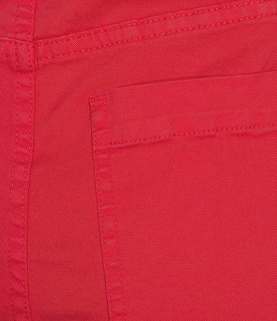 Tru Luxe Jeans Stretch Twill Wide Leg Fringe Hem Jeans Product Image