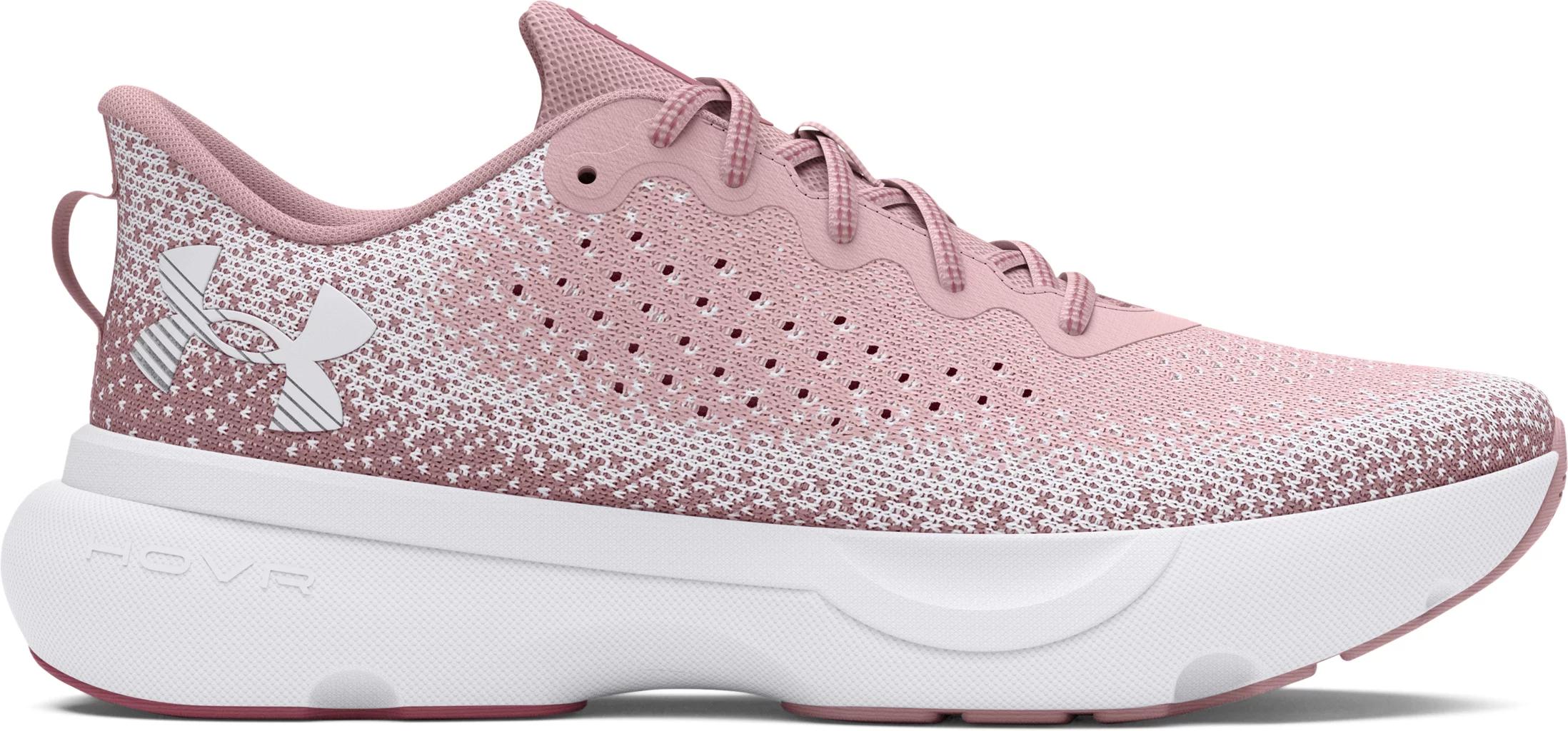 Under Armour Womens Under Armour Infinite - Womens Running Shoes White/Metallic Silver/White Product Image