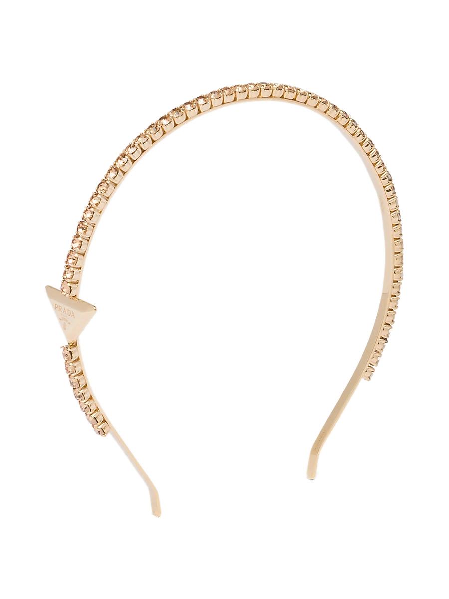 Womens Embellished Brass Headband Product Image