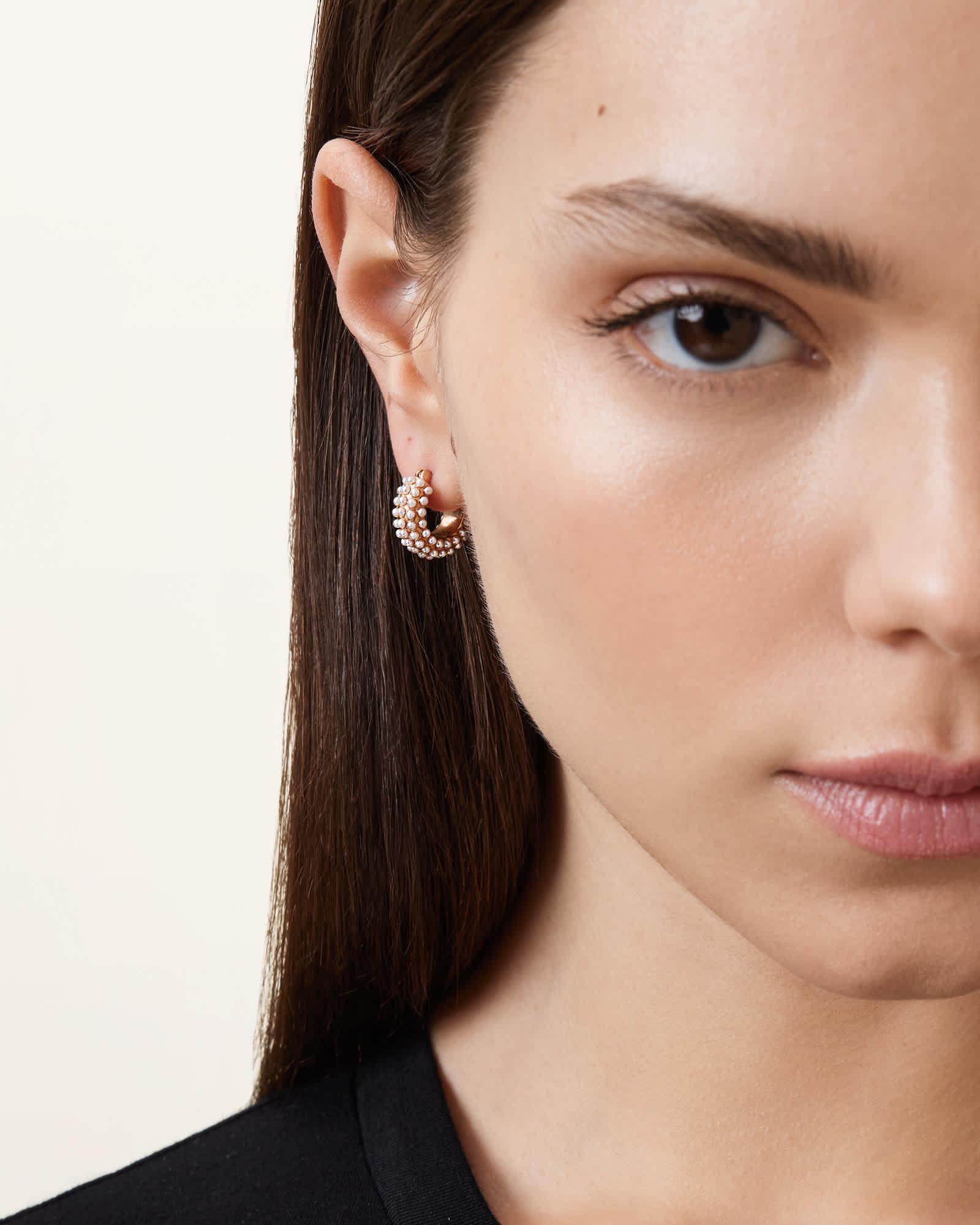 Laio Spike Hoop Earrings Product Image