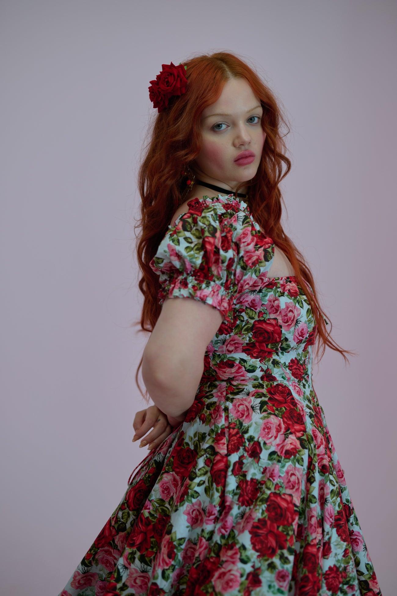 Roses Are Red Foxglove Dress Product Image