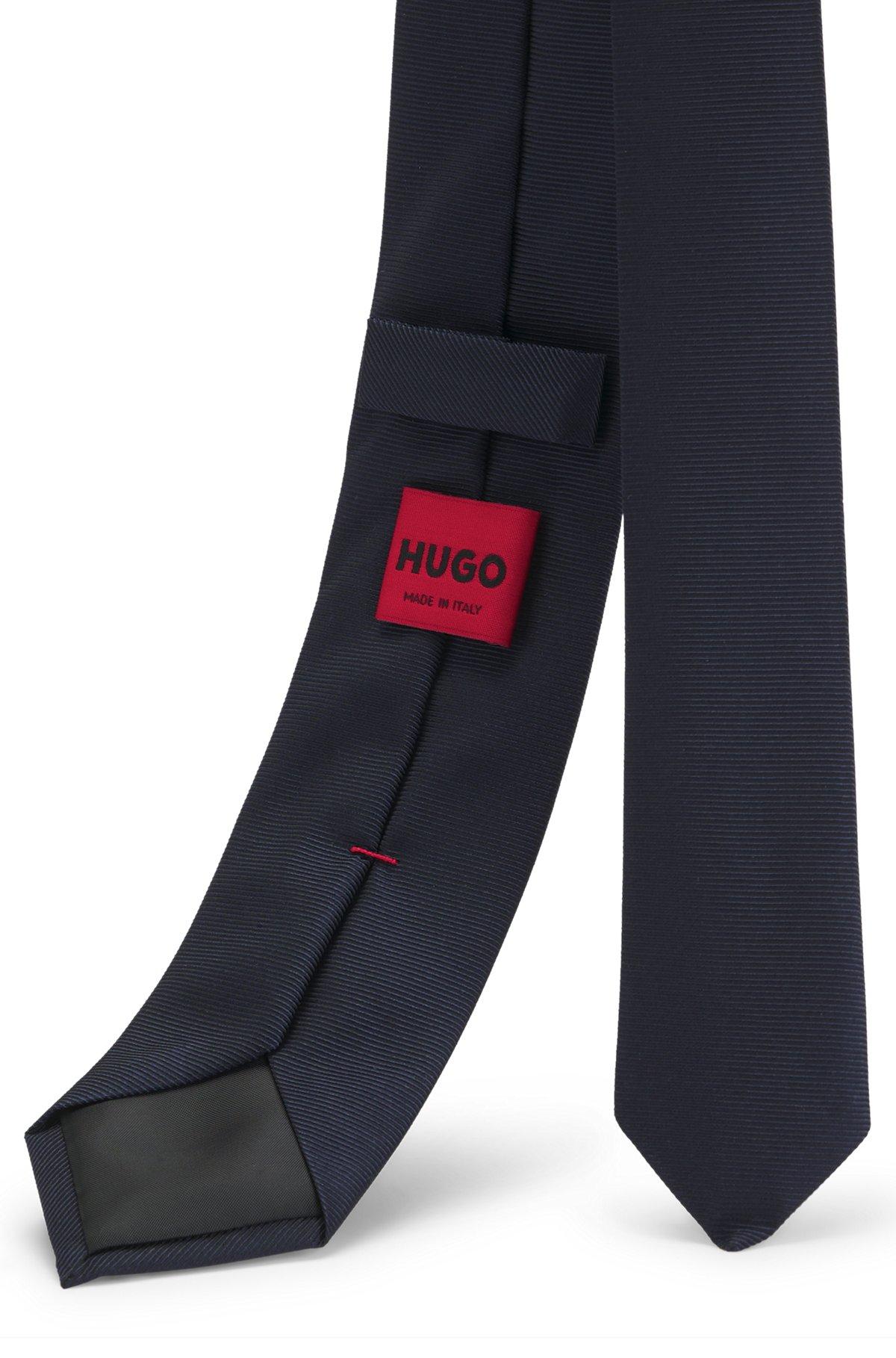 Silk-blend tie with jacquard weave Product Image