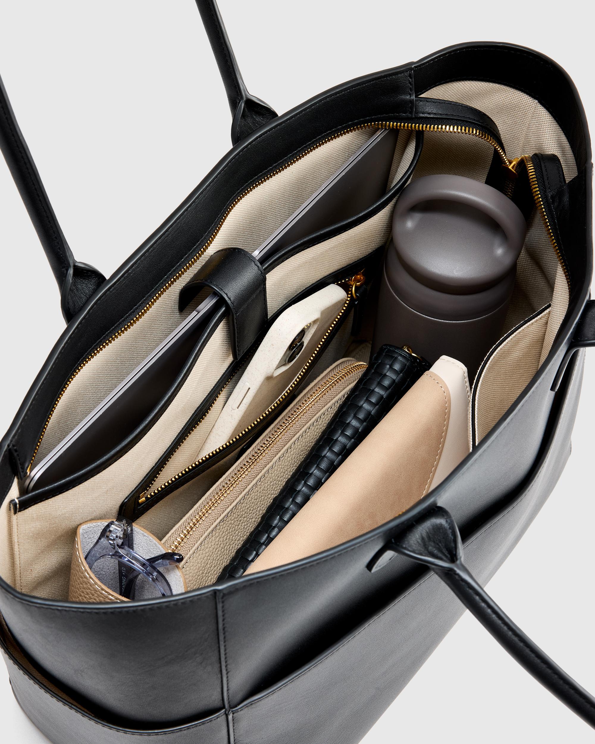 Quince | Women's Italian Leather Shopper Tote Product Image