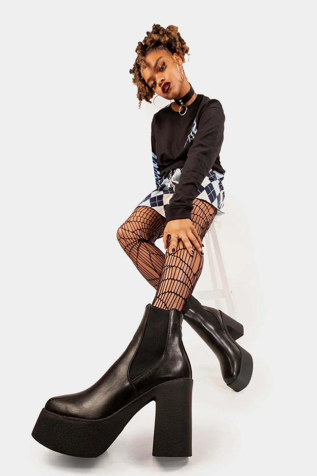 Pick N Mix Platform Ankle Boots Product Image