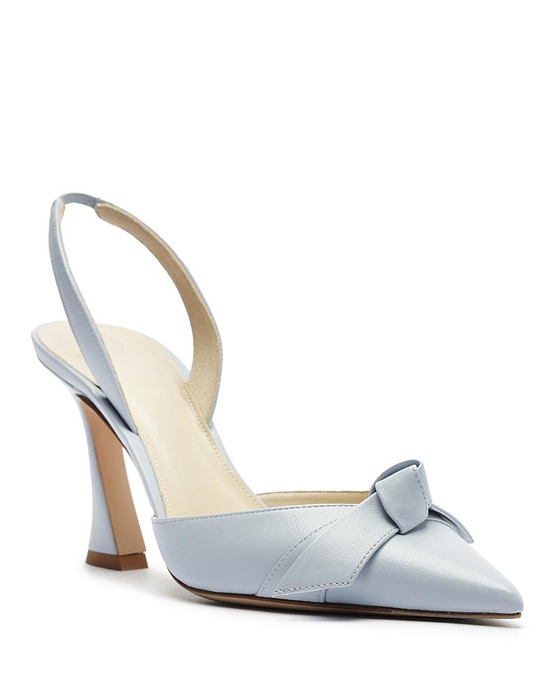 Womens Clarita Bell 85MM Leather Slingback Pumps Product Image