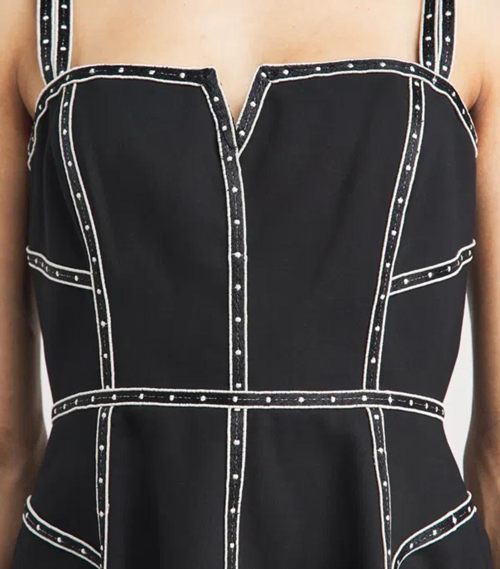 CINQ À SEPT Cinq A Sept Jelena Ribbon Embellished Dress In Multi Product Image