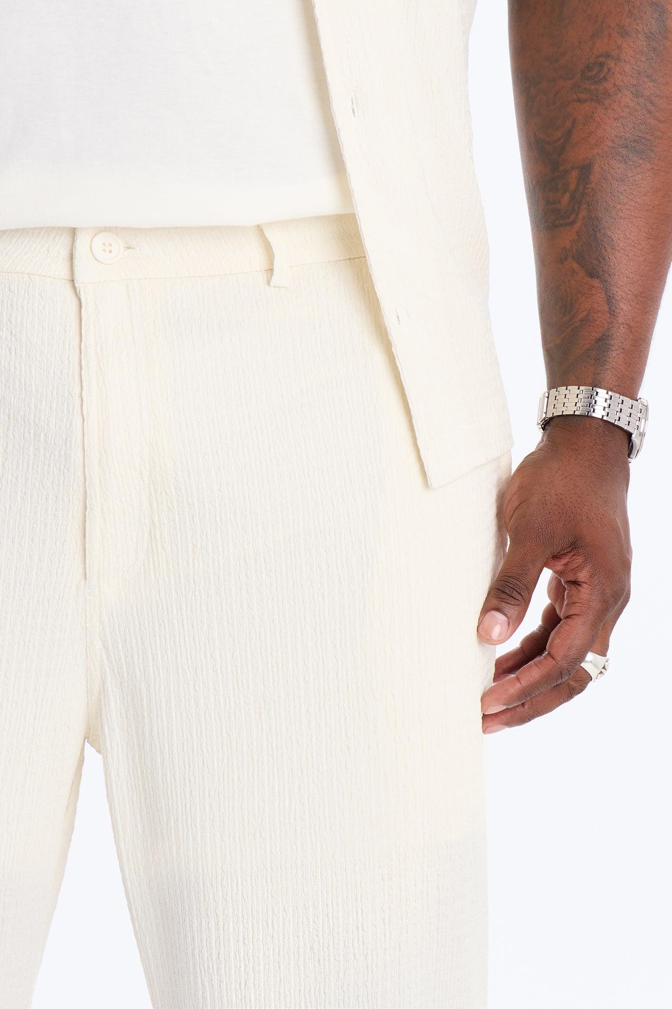 Straight Burton Pant - Off White Male Product Image