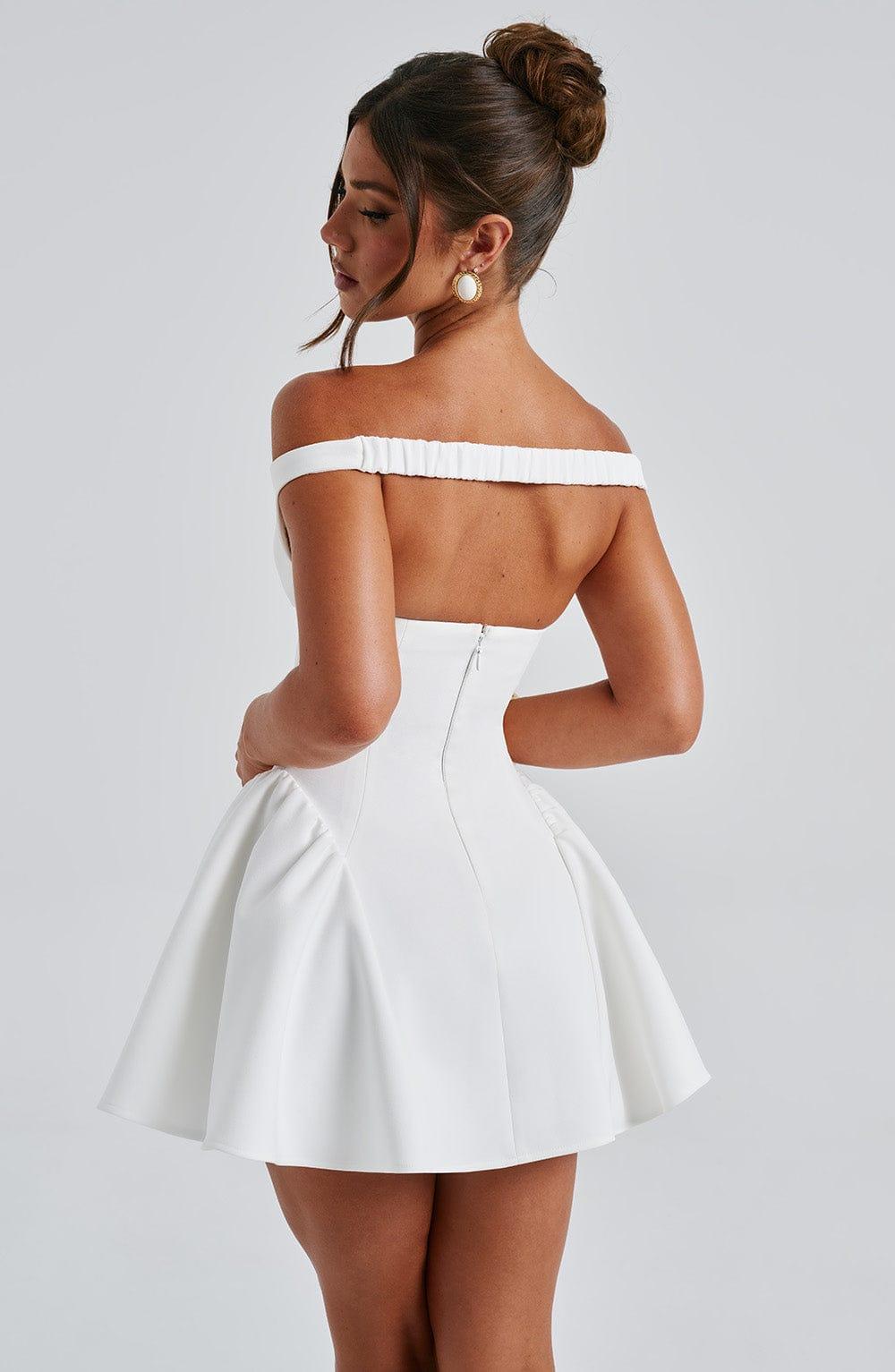 Marla Mini Dress - Ivory Product Image